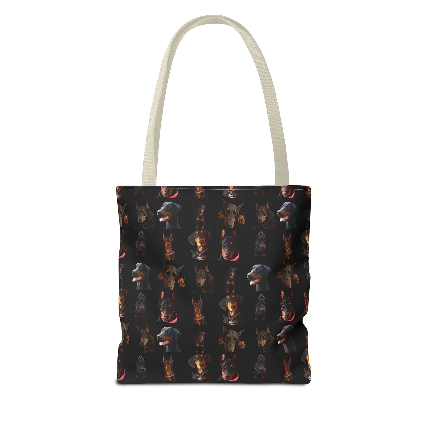 Edition 2 Doberman Model Pattern Black Tote Bag