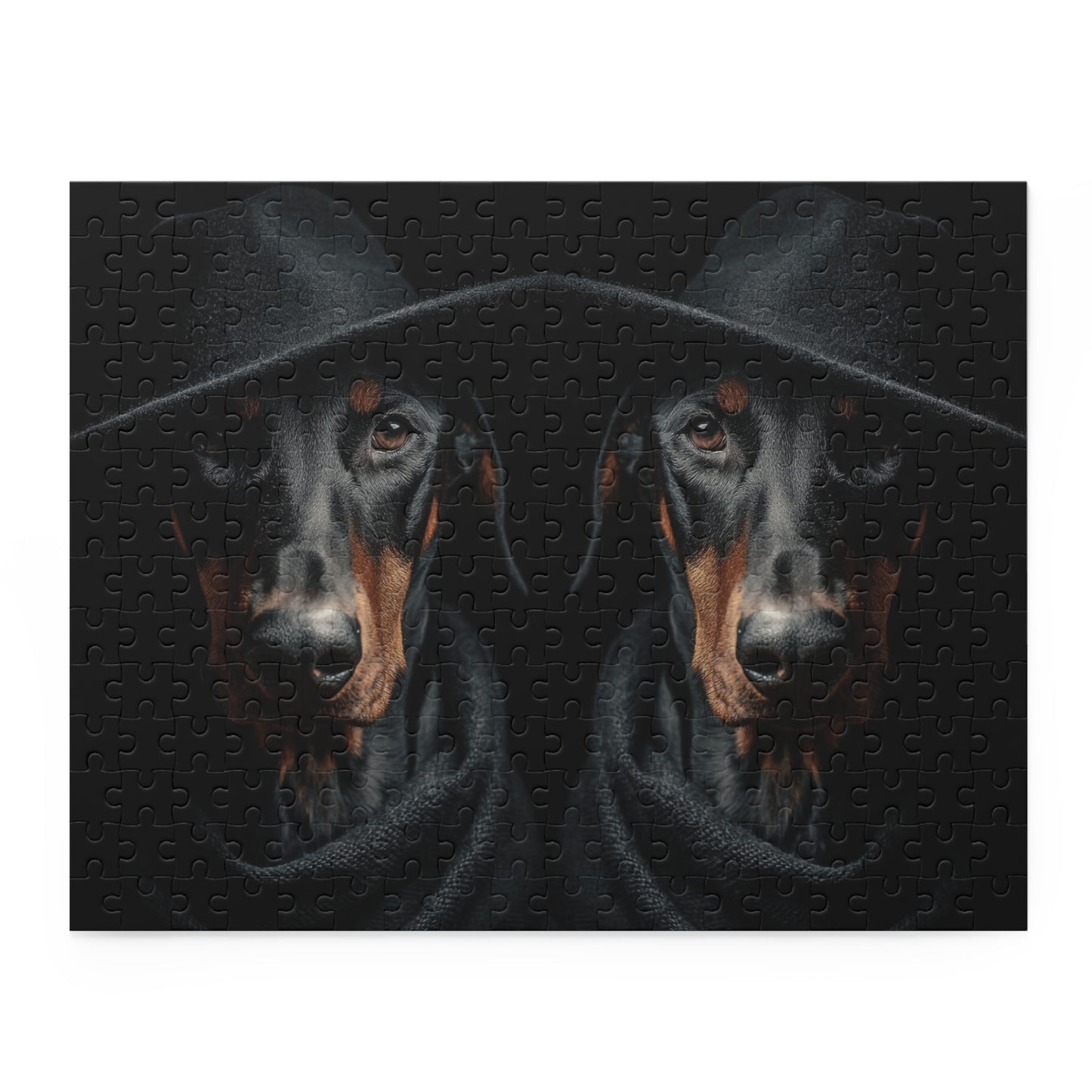 Human Mental Stimulation 3 Puzzle Black Lab Portrait Puzzle 1 Jigsaw (120/252/500 Pieces)