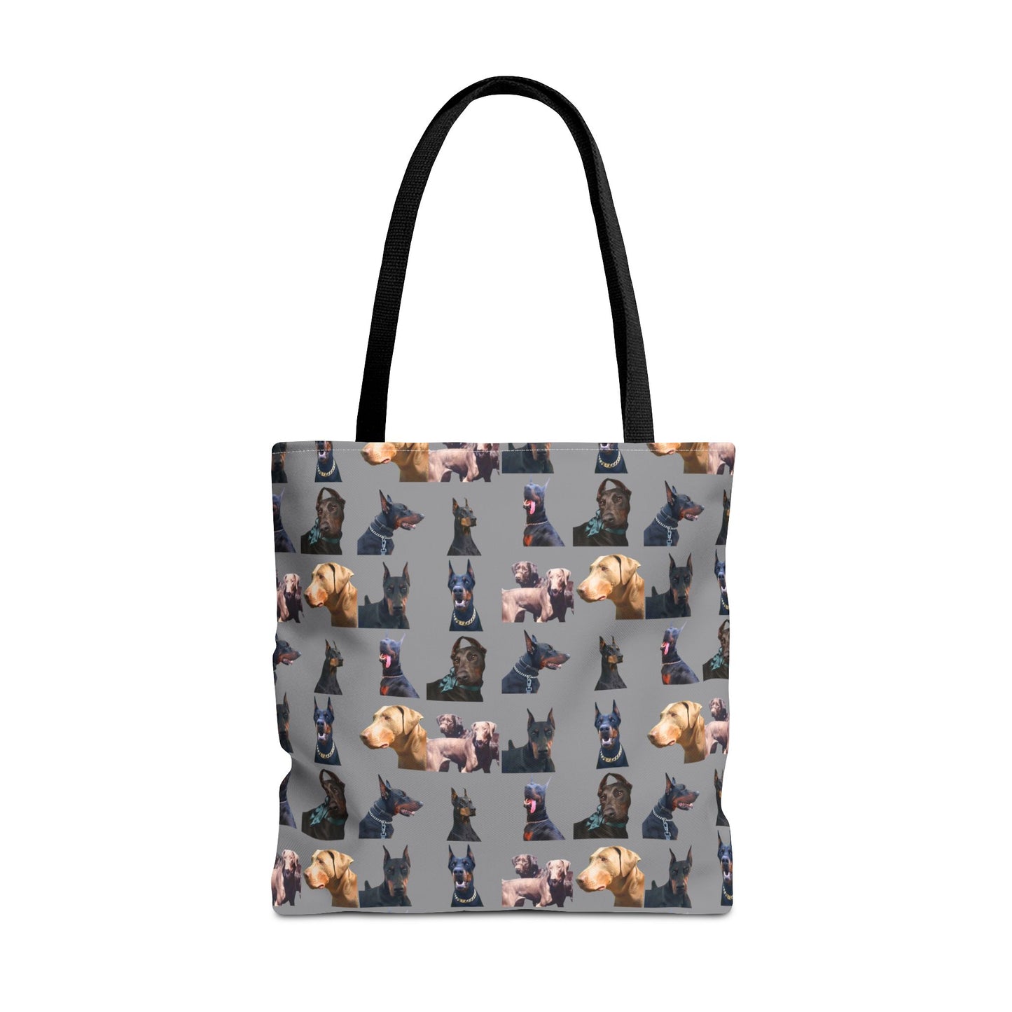Edition 8 Doberman Model Pattern Gray Tote Bag