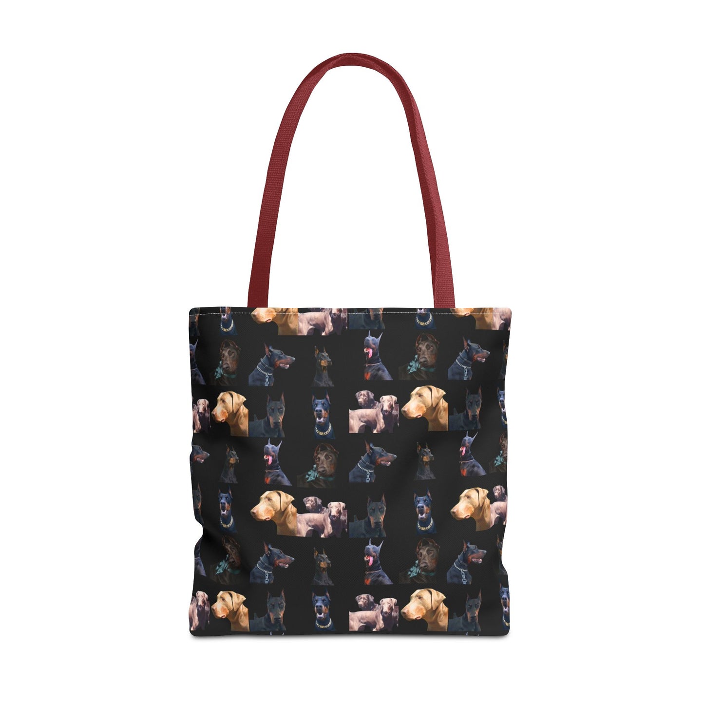 Edition 8 Doberman Model Pattern Black Tote Bag