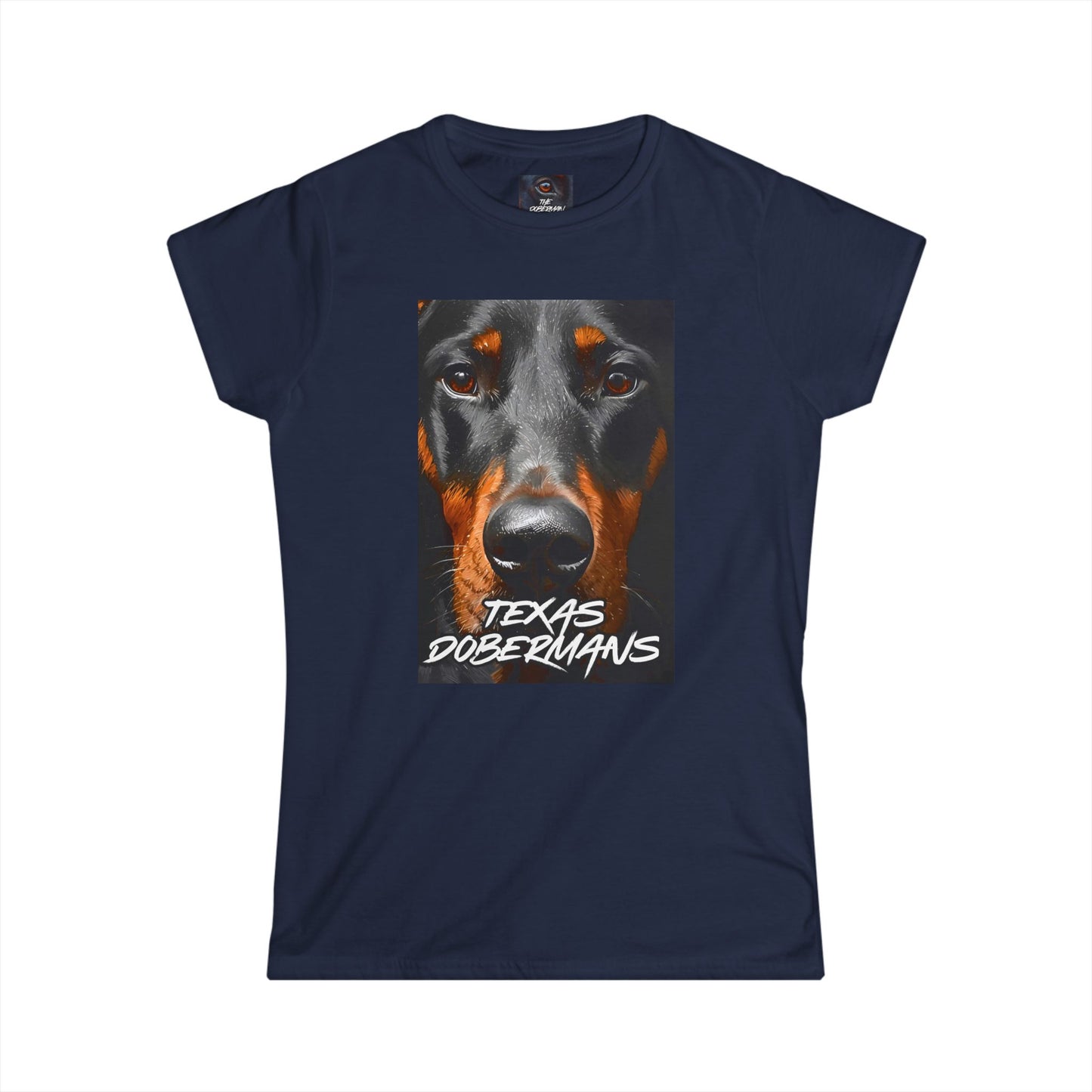 Doberman Texas 1 Women's Softstyle Tee