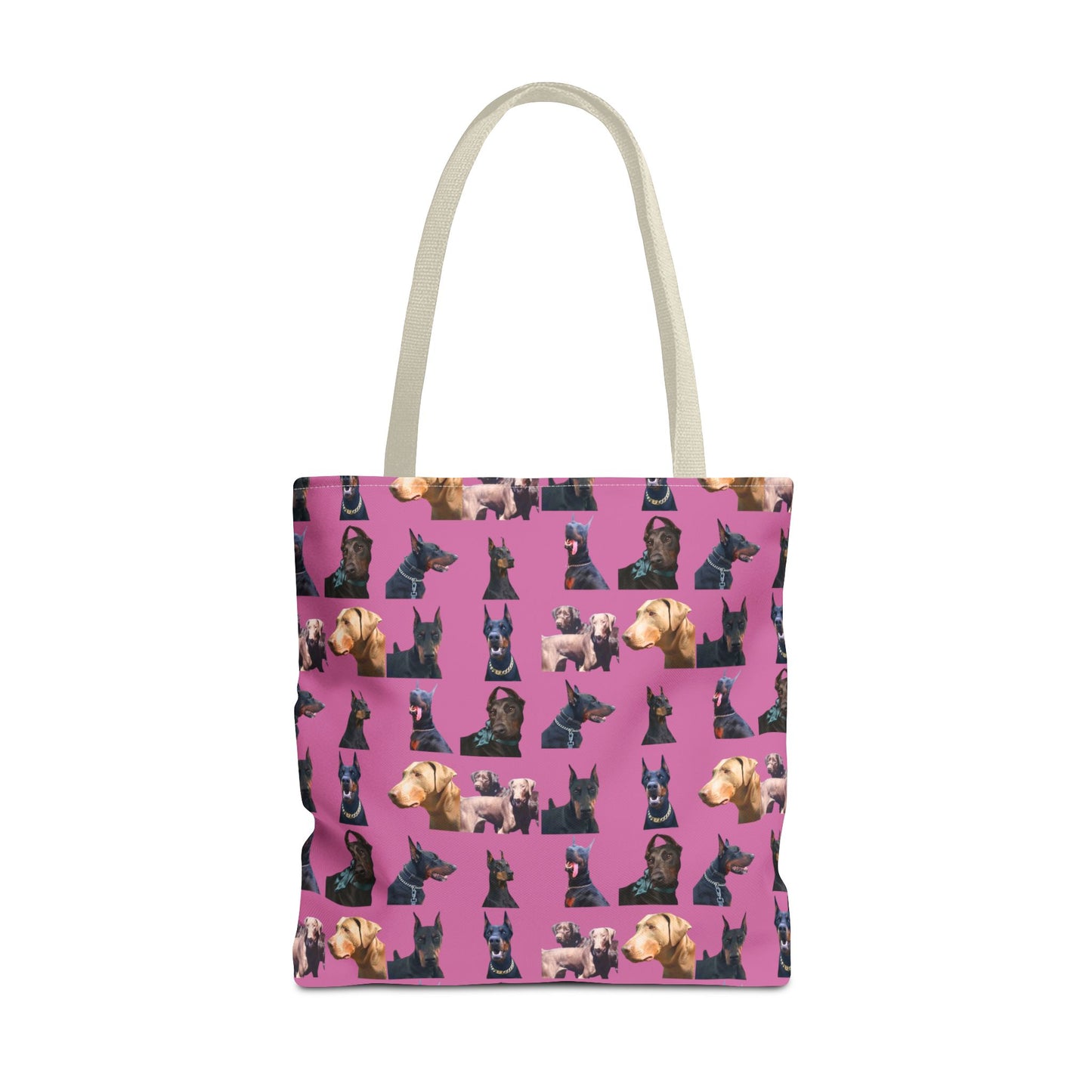 Edition 8 Doberman Model Pattern Light Pink Tote Bag
