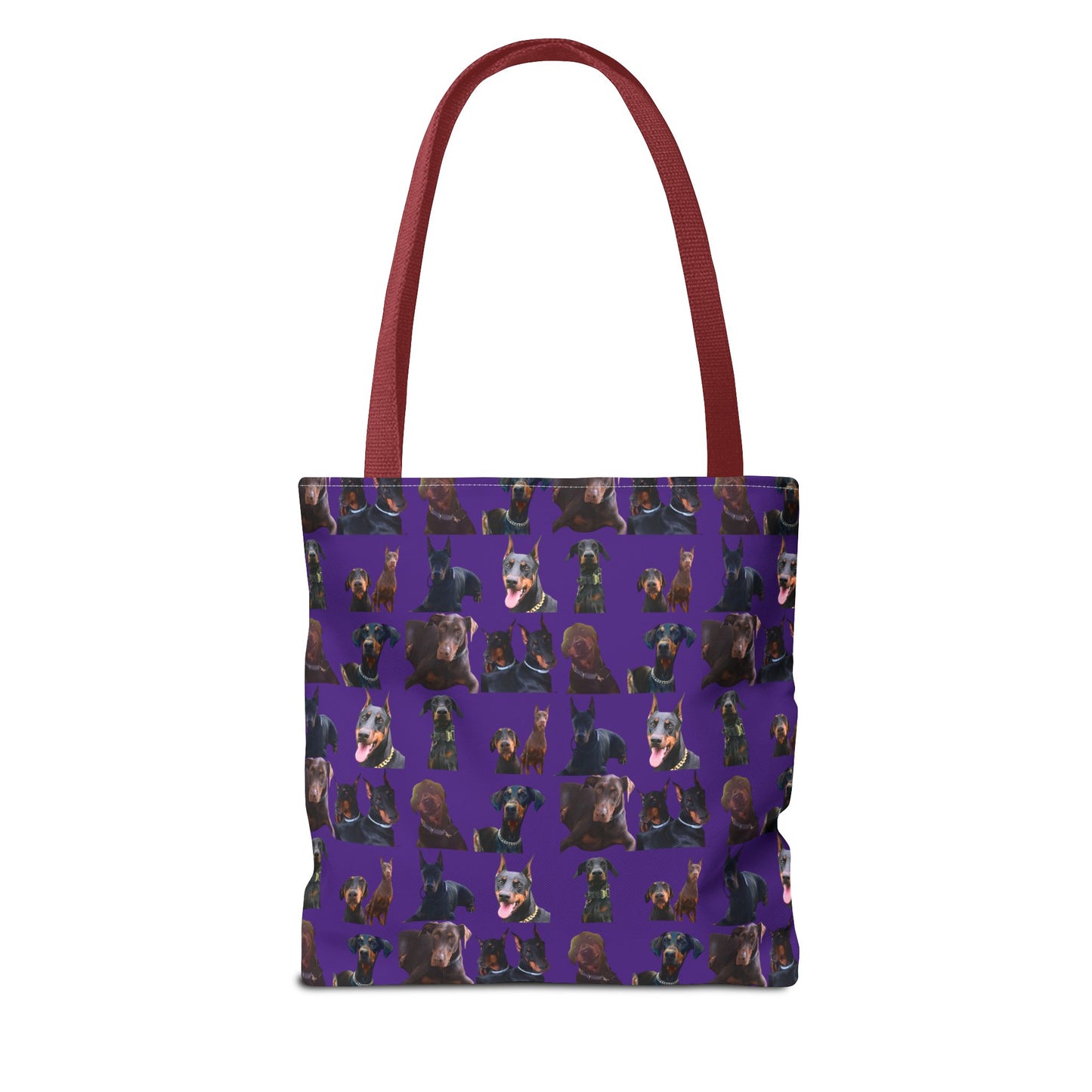 Edition 5 Doberman Model Pattern Purple Tote Bag
