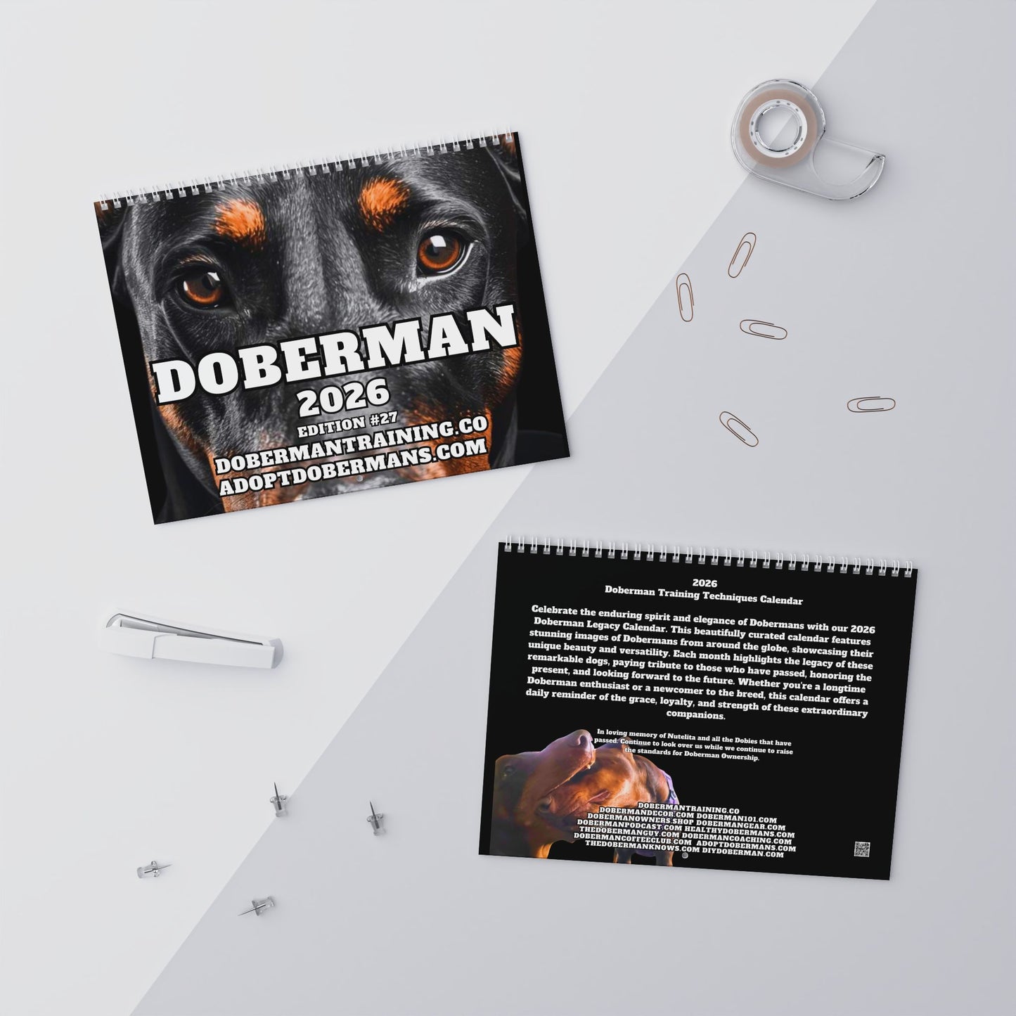 Edition 27 2026 Doberman Calendars