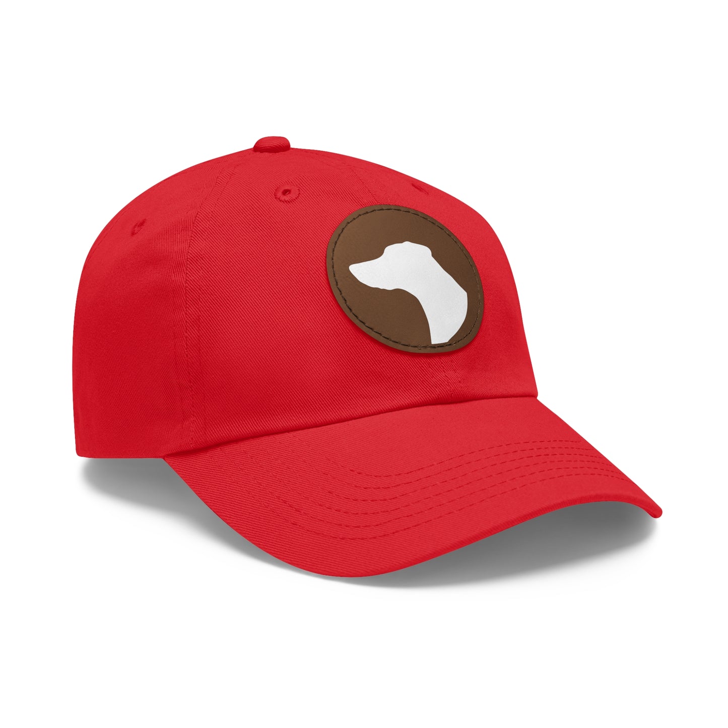 N 1 Dad Hat with Leather Patch (Round)