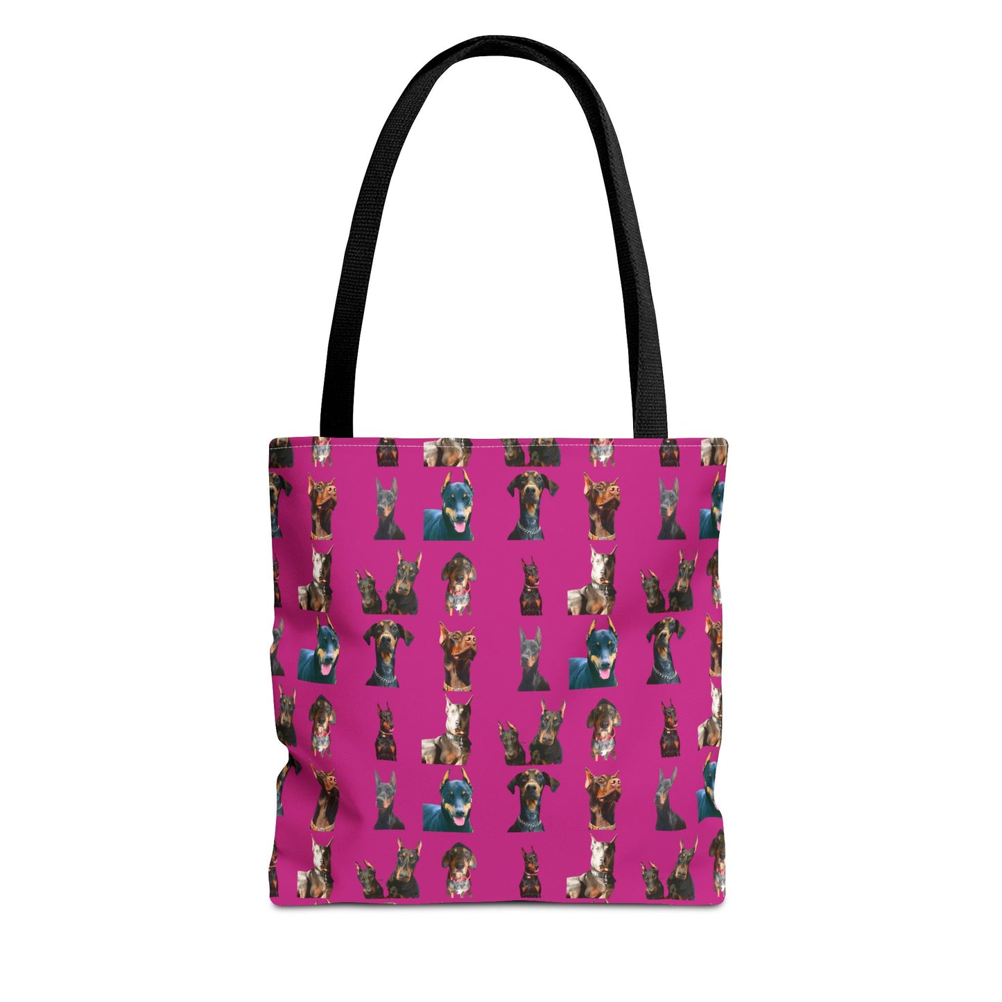 Edition 4 Doberman Model Pattern Pink Tote Bag