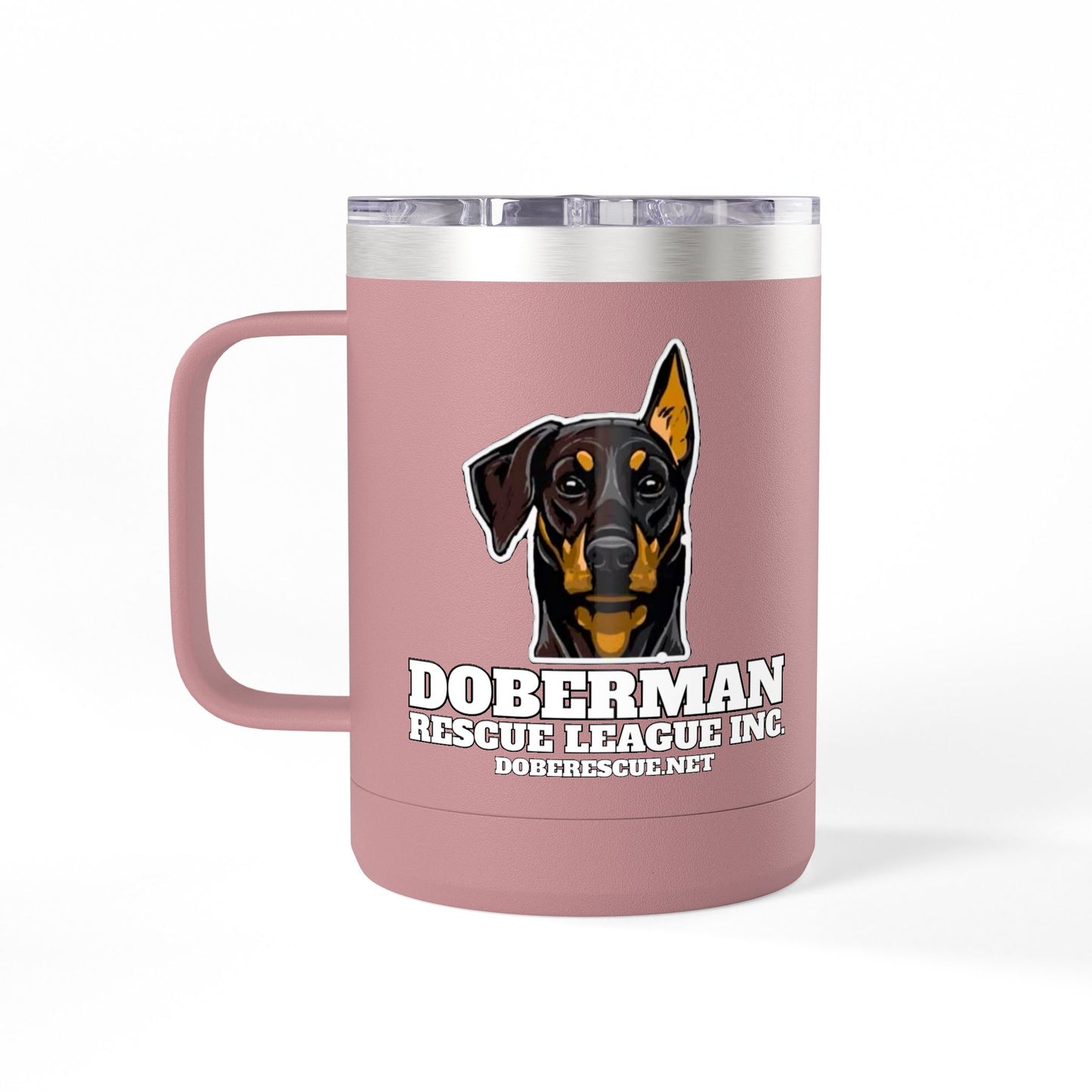 Doberman Rescue League 15oz Insulated Coffee Tumbler
