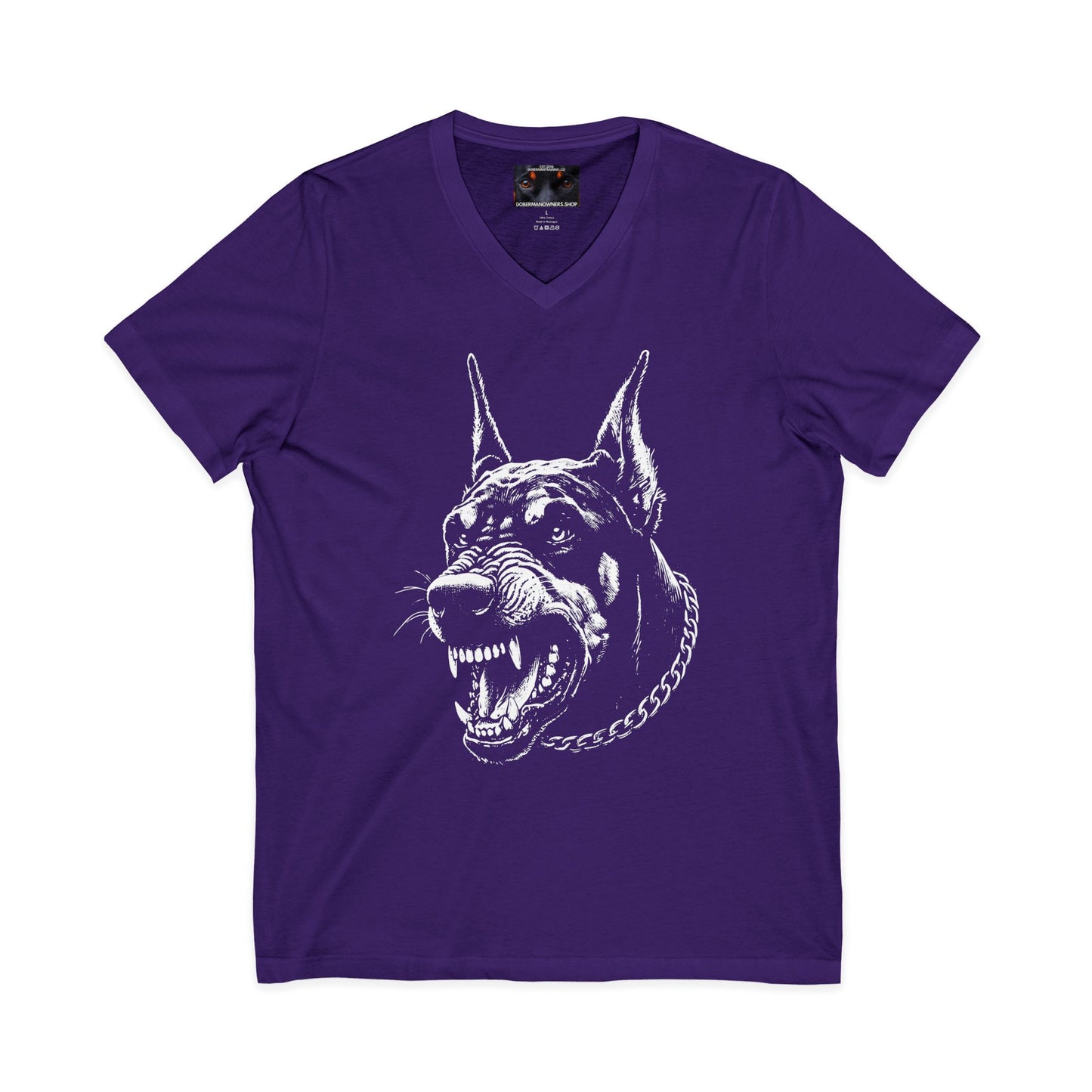 Protect 1 Private Label Unisex Jersey Short Sleeve V-Neck Tee