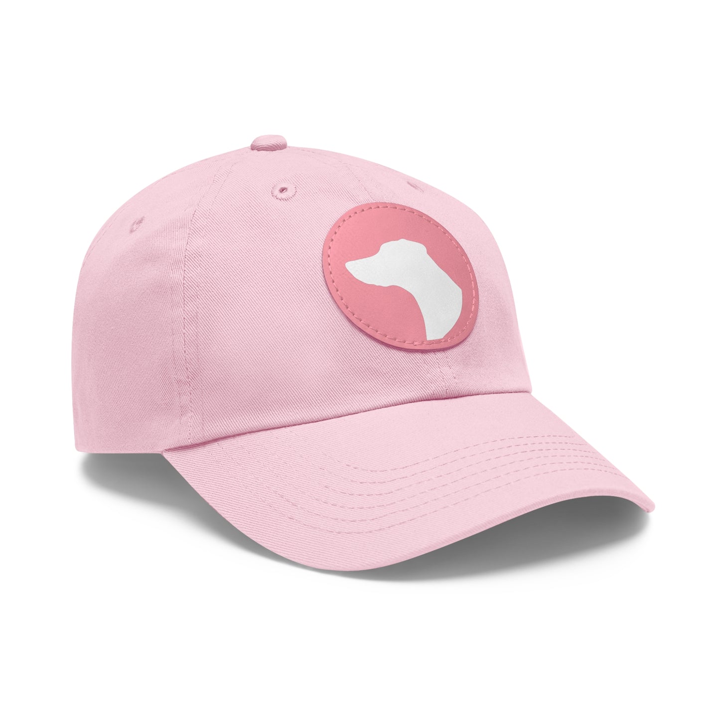 N 1 Dad Hat with Leather Patch (Round)