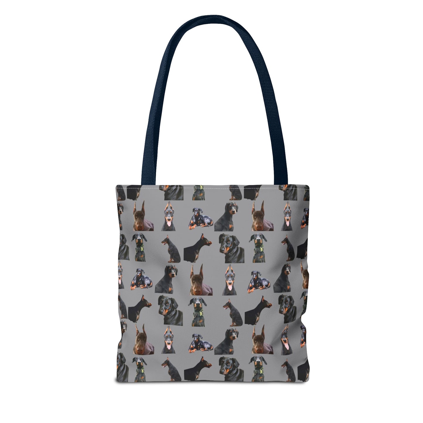 Edition 6 Doberman Model Pattern Gray Tote Bag