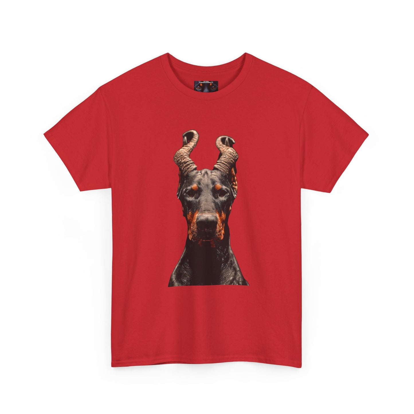 Doberman Goat 1Private Lable Unisex Heavy Cotton Tee