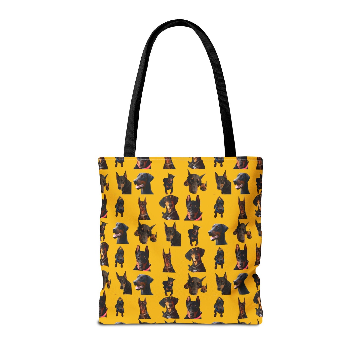 Edition 2 Doberman Model Pattern Yellow Tote Bag
