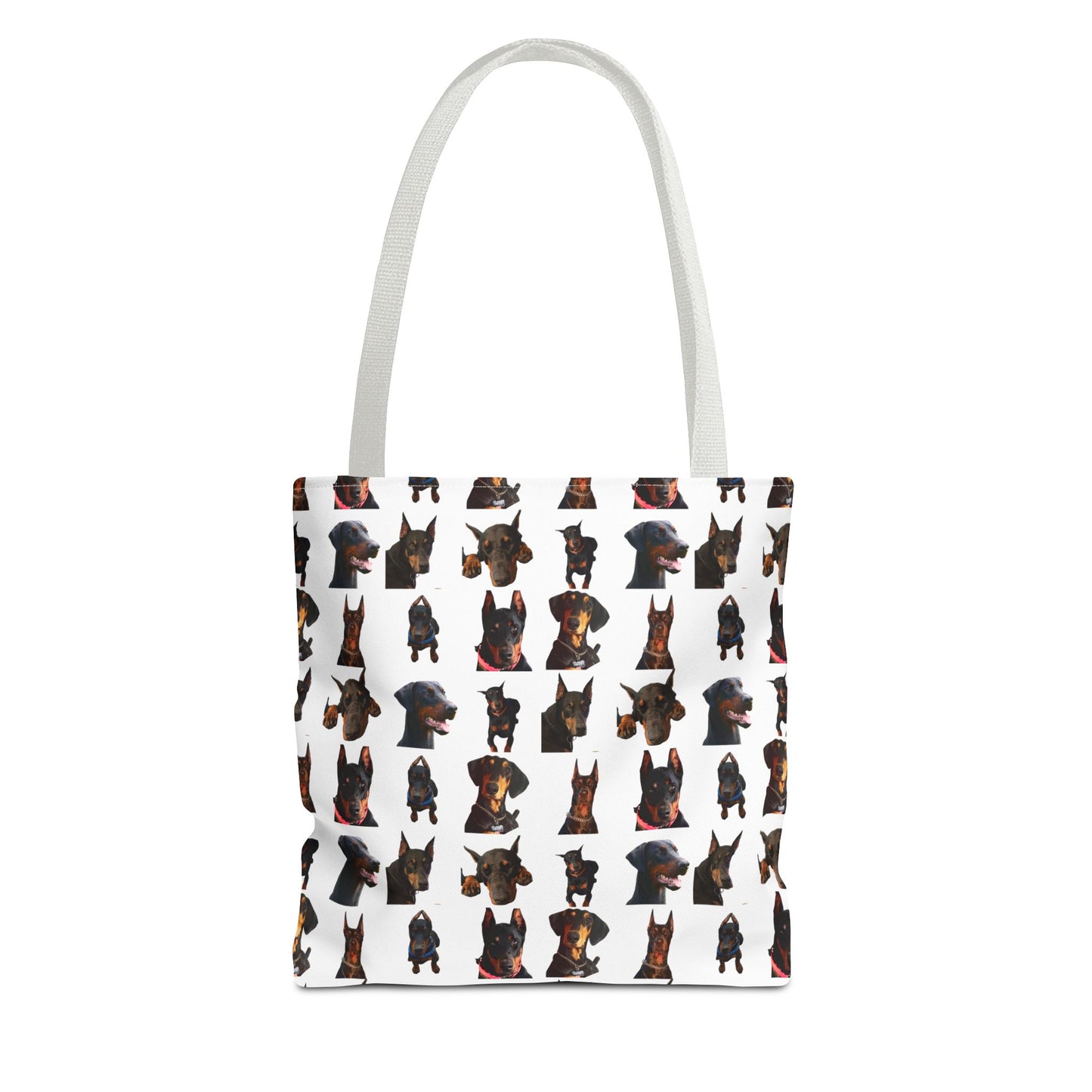 Edition 2 Doberman Model Pattern White Tote Bag