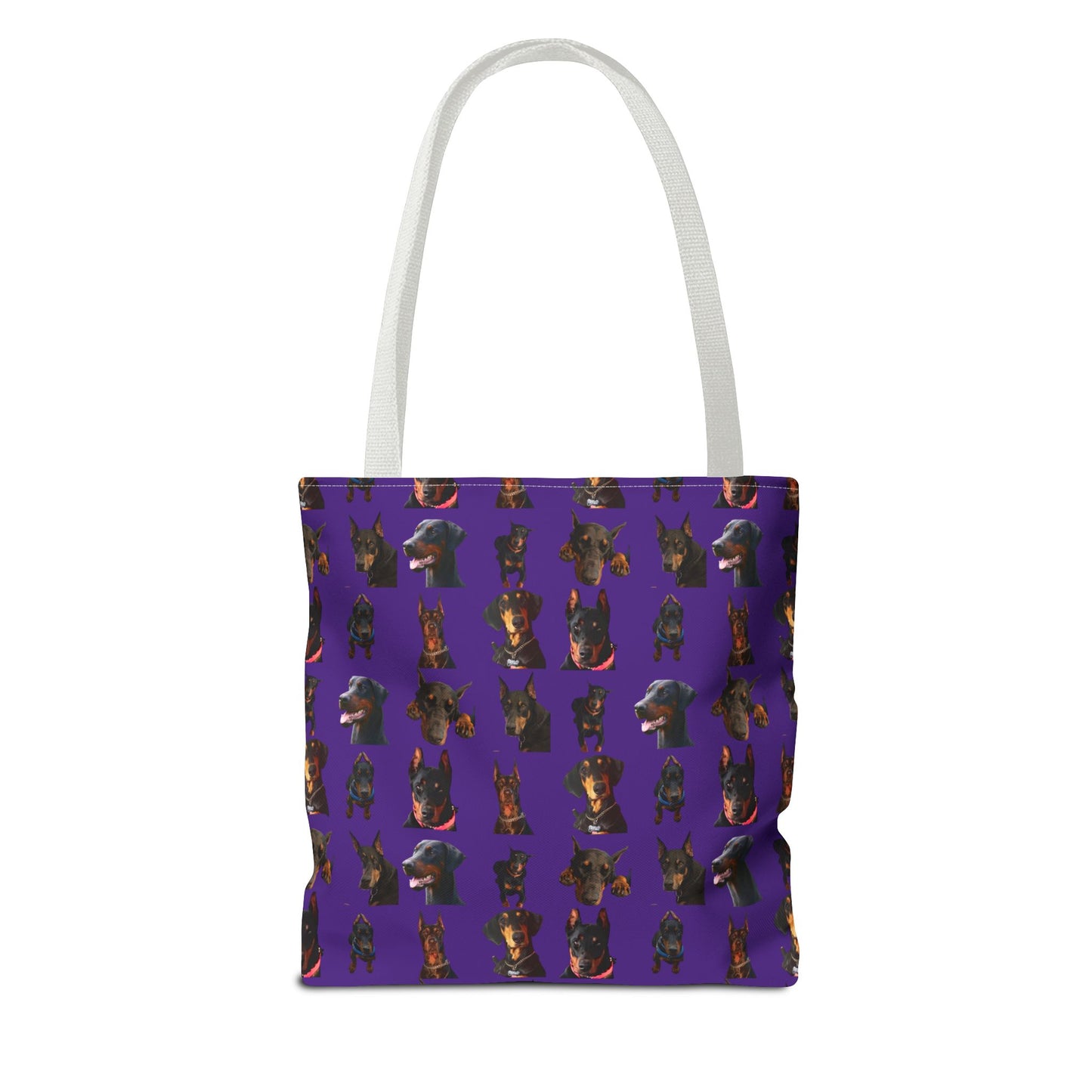 Edition 2 Doberman Model Pattern Purple Tote Bag