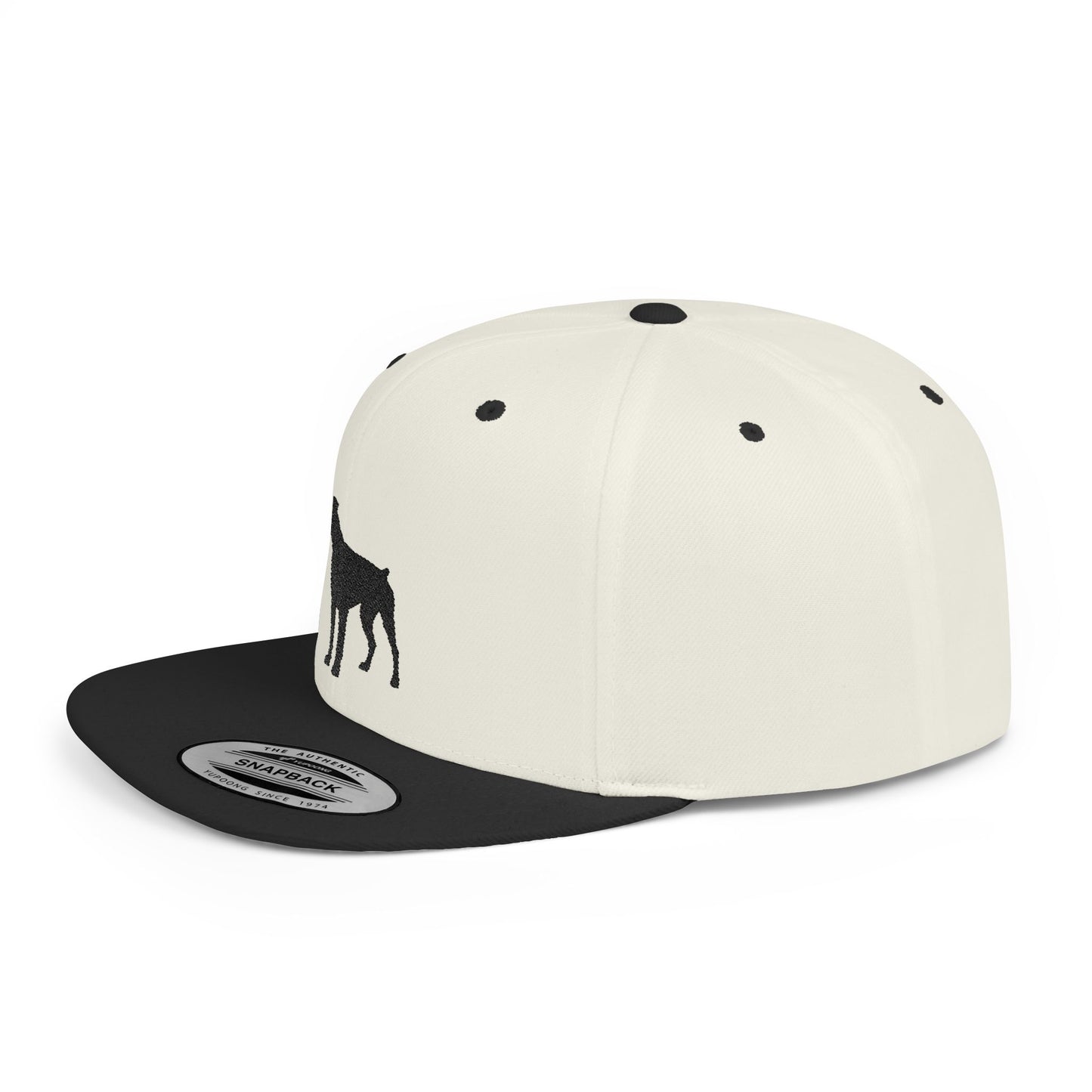 Silhouette 2 Embroidered Flat Bill Snapback