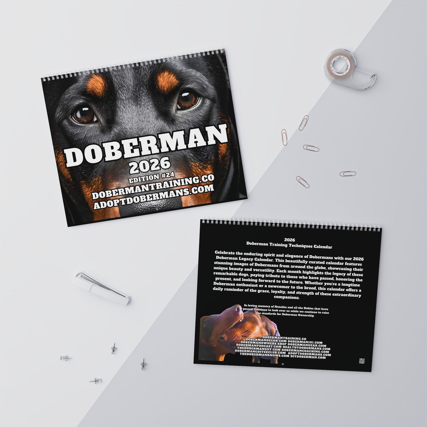Edition 24 2026 Doberman Calendars