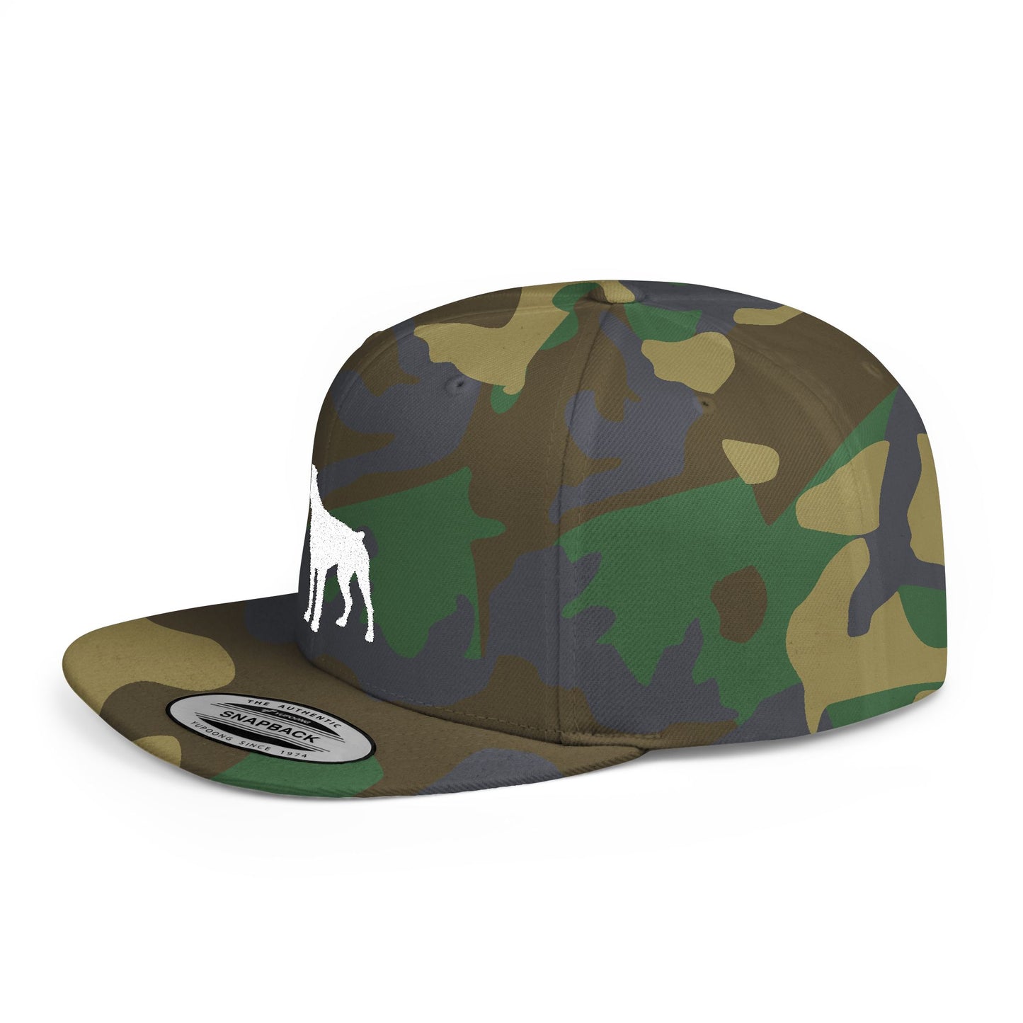Silhouette 4 Embroidered Flat Bill Snapback