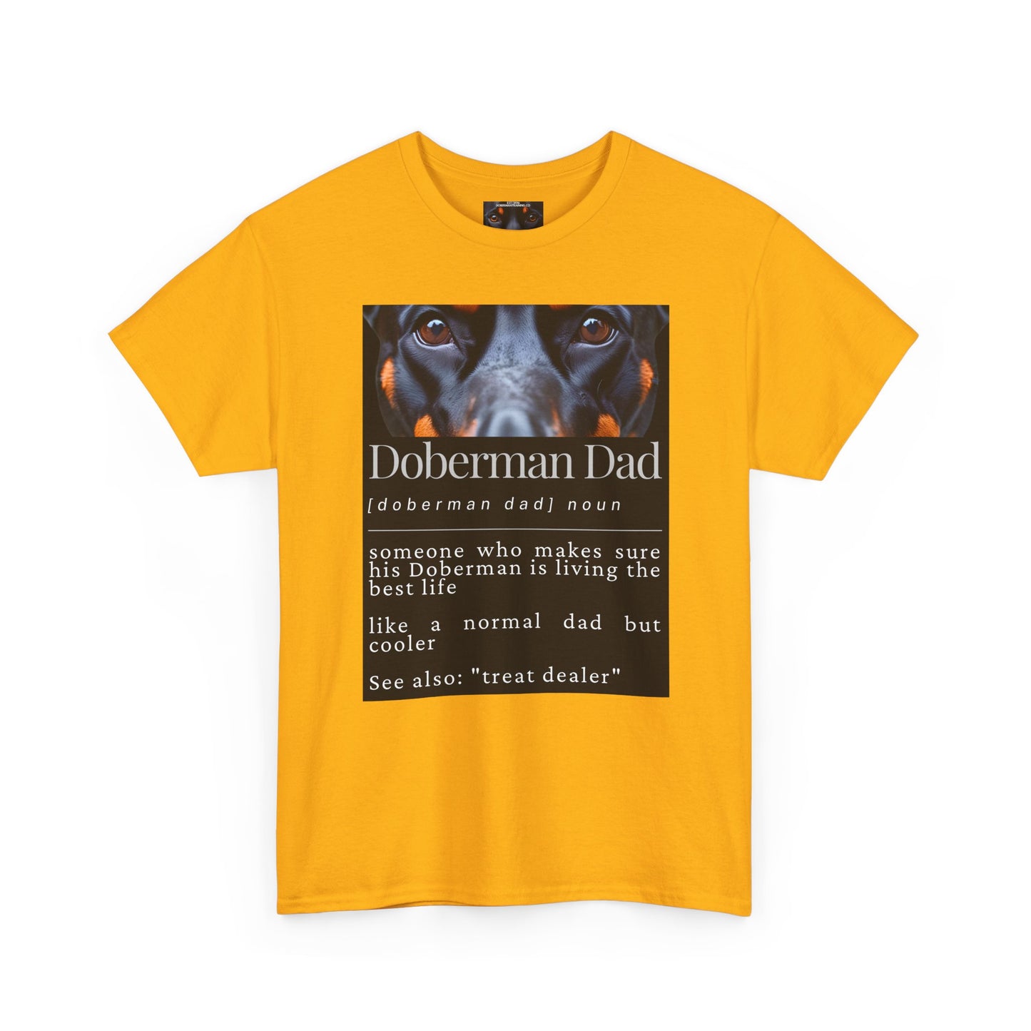 Doberman Dad S1 Private Lable Unisex Heavy Cotton Tee