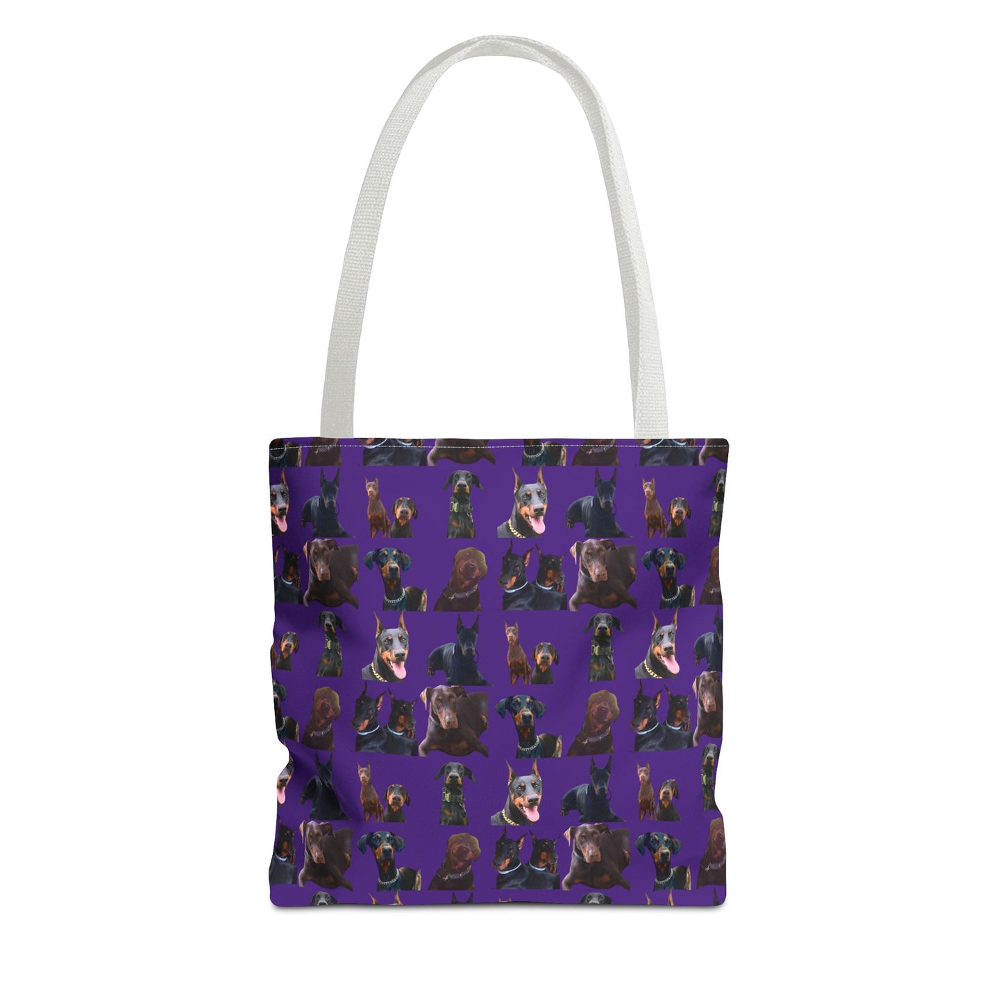 Edition 5 Doberman Model Pattern Purple Tote Bag