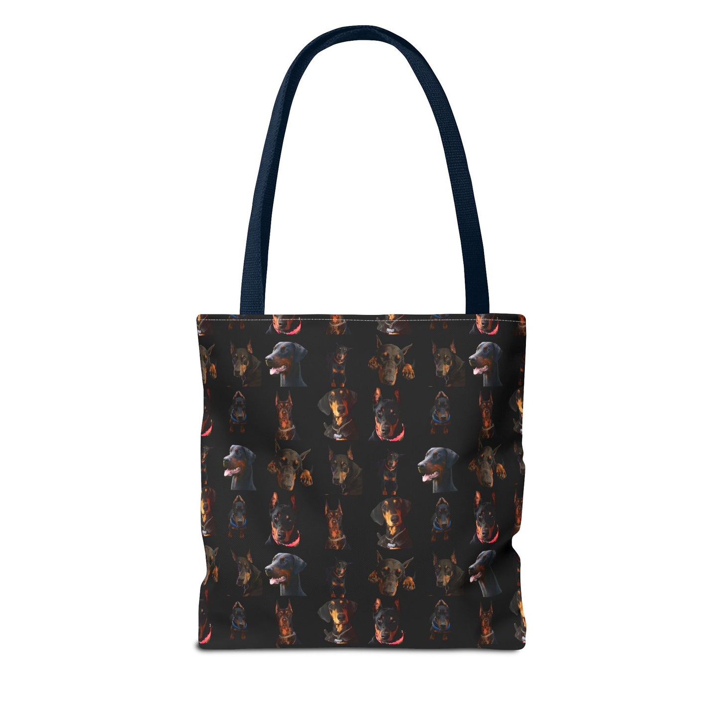 Edition 2 Doberman Model Pattern Black Tote Bag