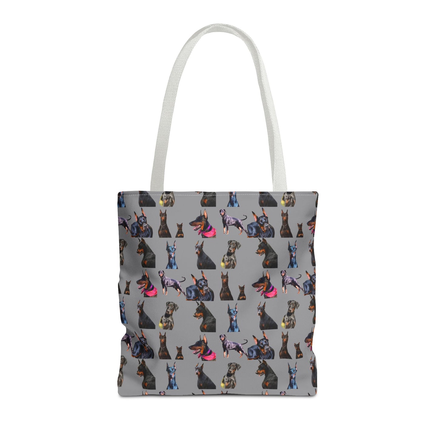 Edition 7 Doberman Model Pattern Gray Tote Bag