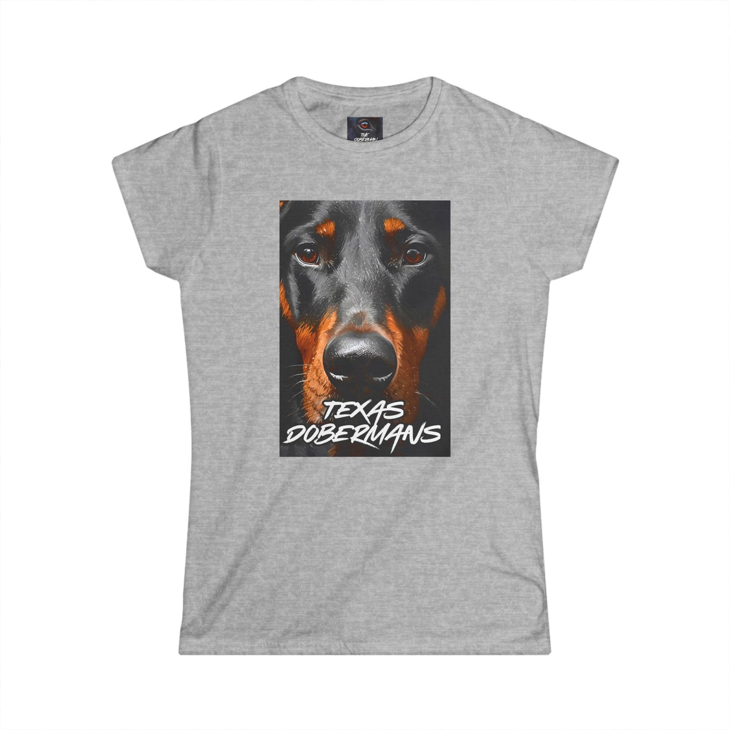 Doberman Texas 1 Women's Softstyle Tee