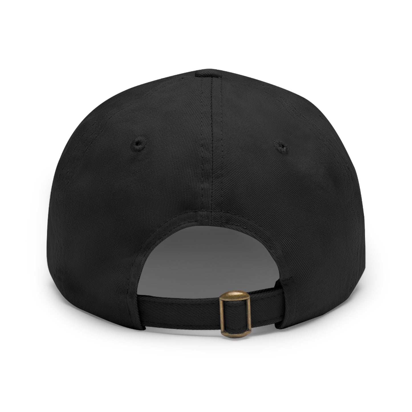 Doberman Protect 1 Dad Hat with Leather Patch (Rectangle)