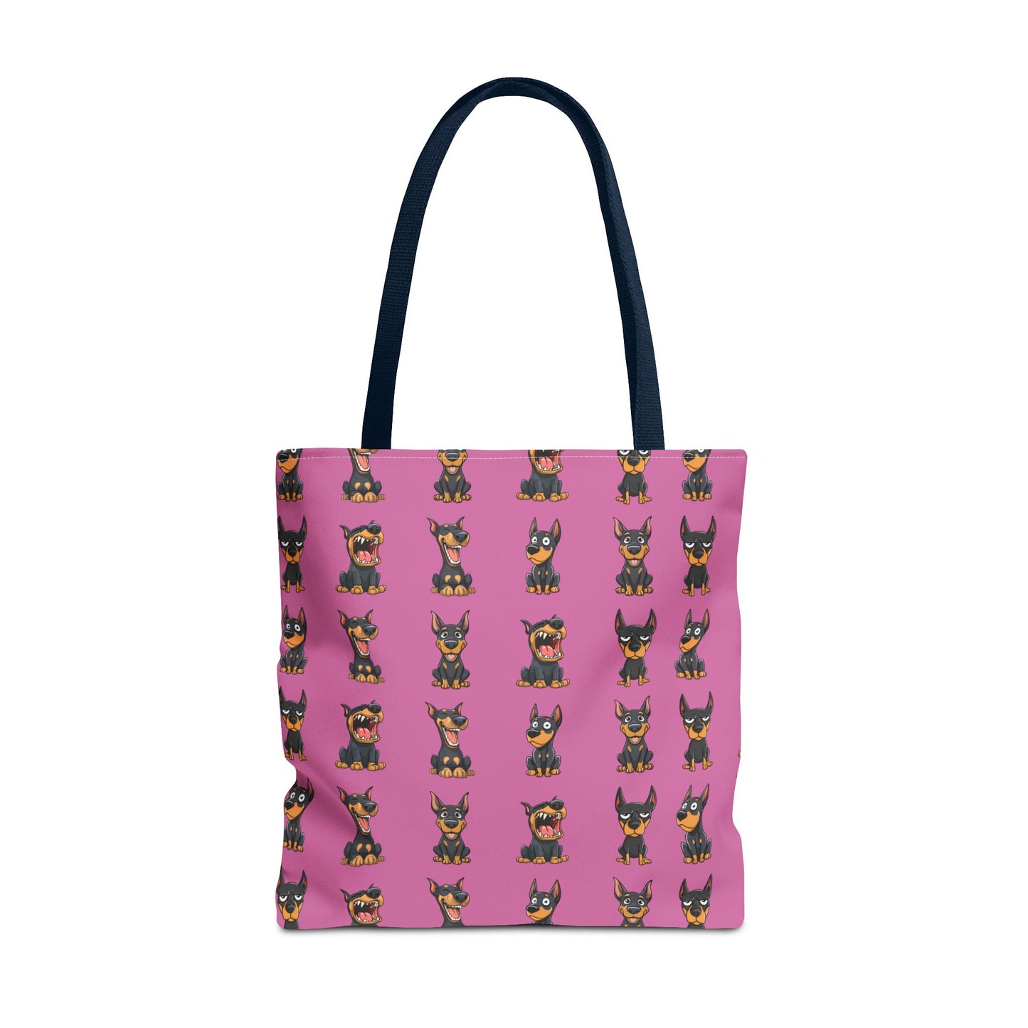 Doberman Cartoon Pattern Tote Bag
