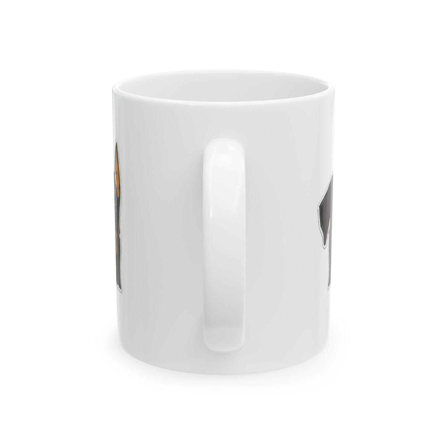 Doberman Rescue League 1 Ceramic Mug, (11oz, 15oz)
