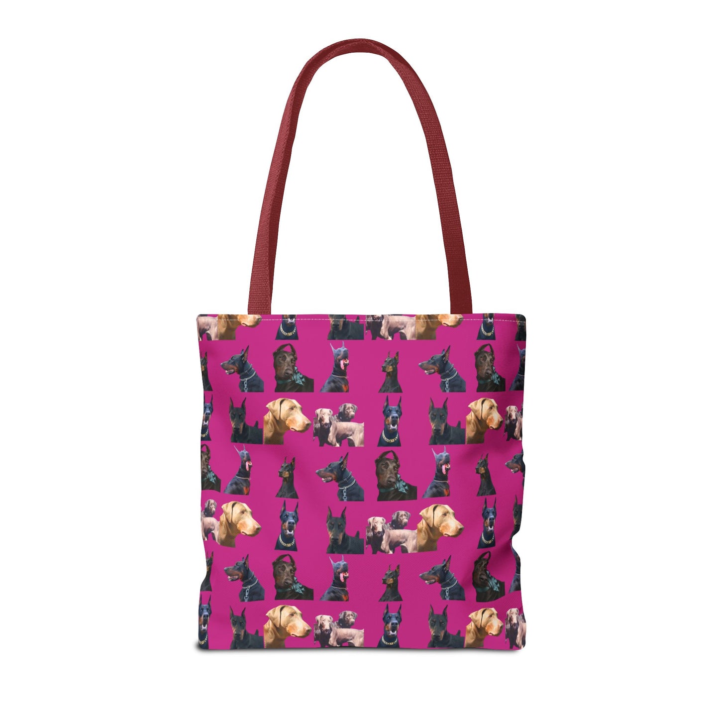 Edition 8 Doberman Model Pattern Pink Tote Bag
