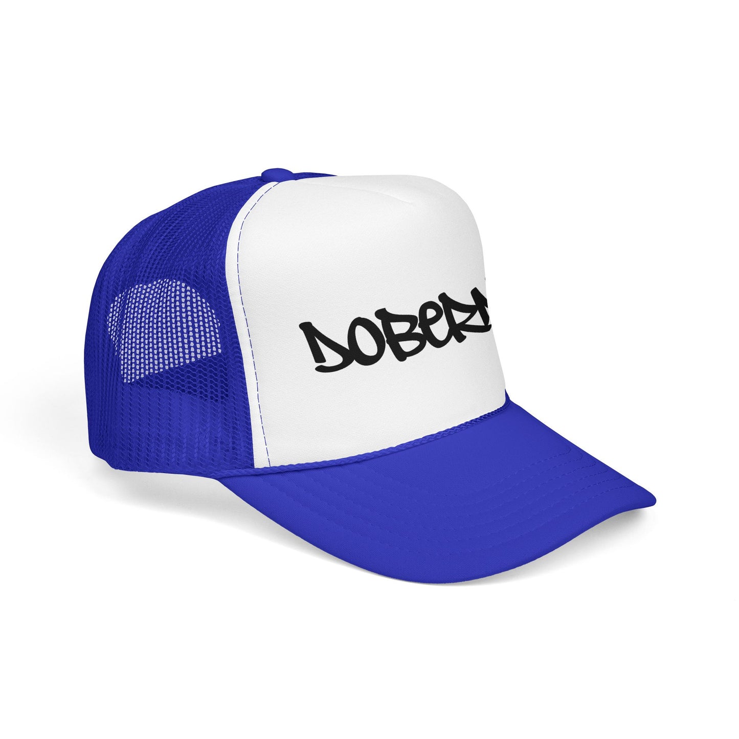 Doberman Graffiti Foam Trucker Hat Made in USA