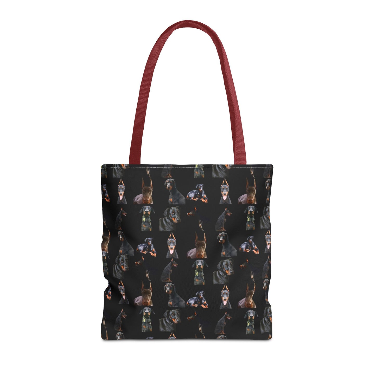 Edition 6 Doberman Model Pattern Black Tote Bag