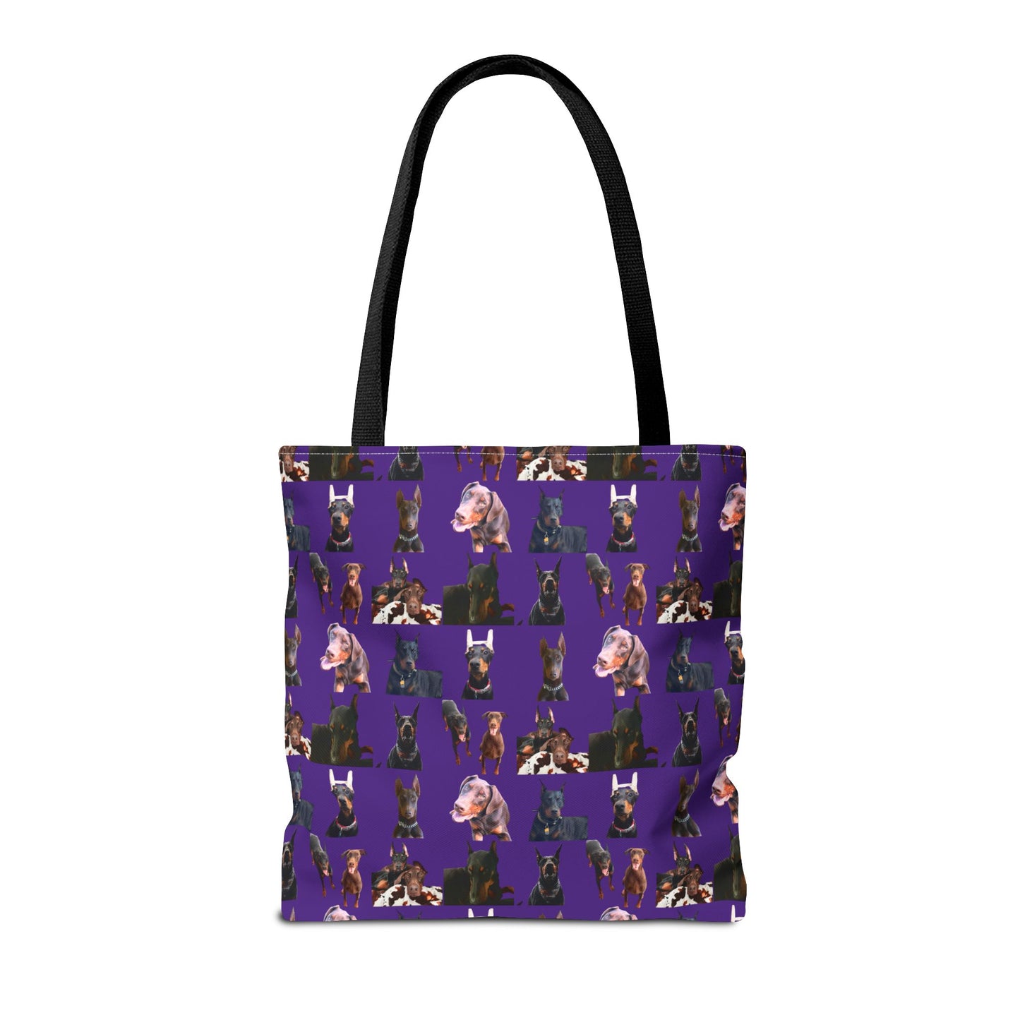 Edition 10 Doberman Model Pattern Purple Tote Bag