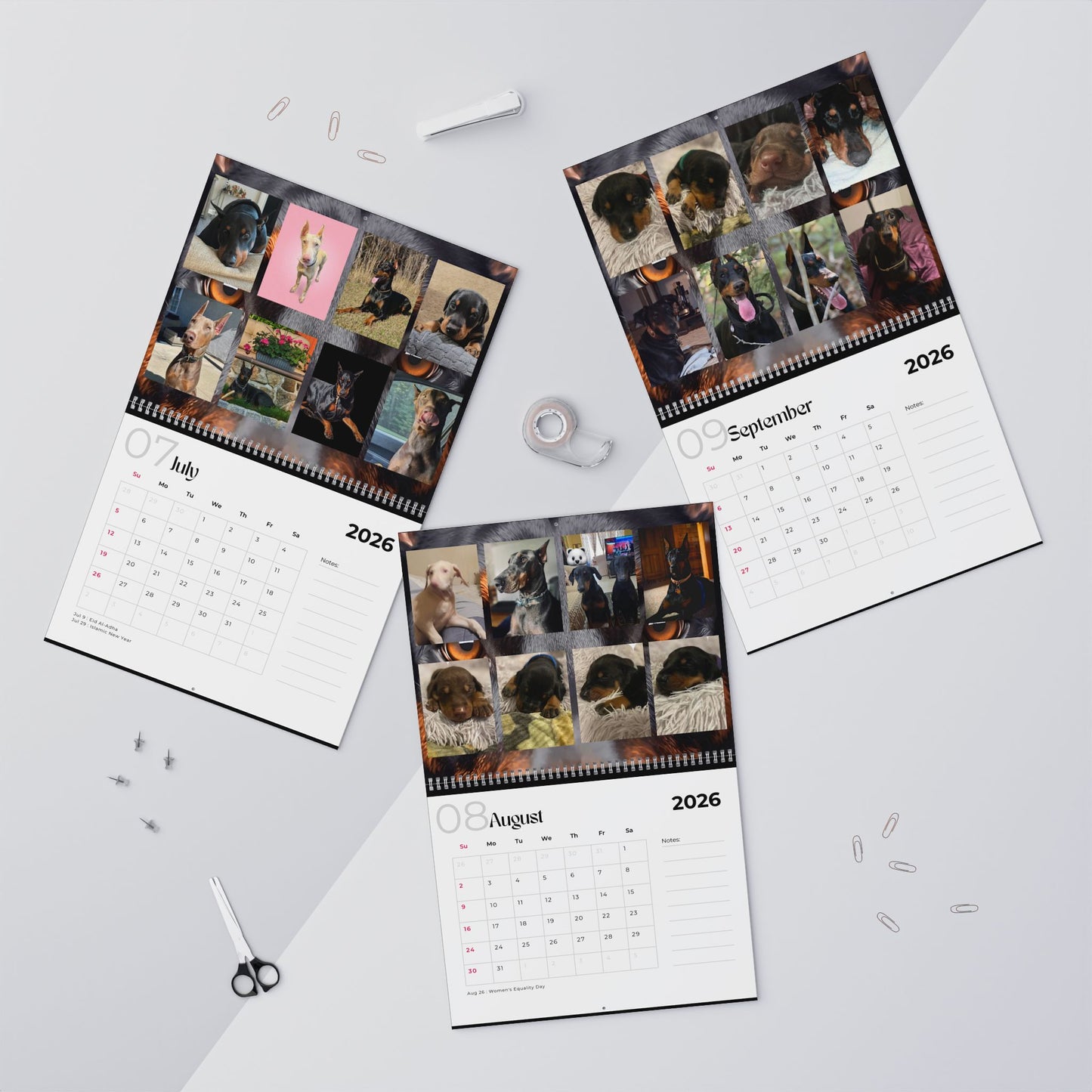 Edition 19 2026 Doberman Calendars