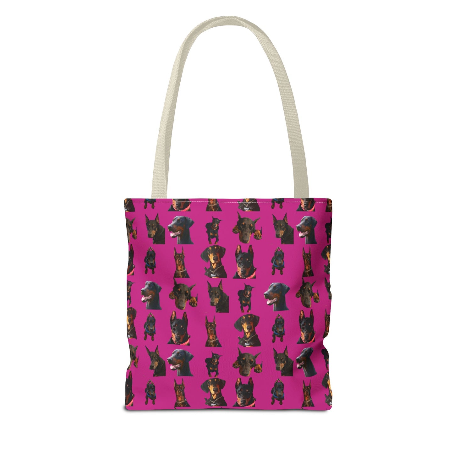 Edition 2 Doberman Model Pattern Miami Pink Tote Bag
