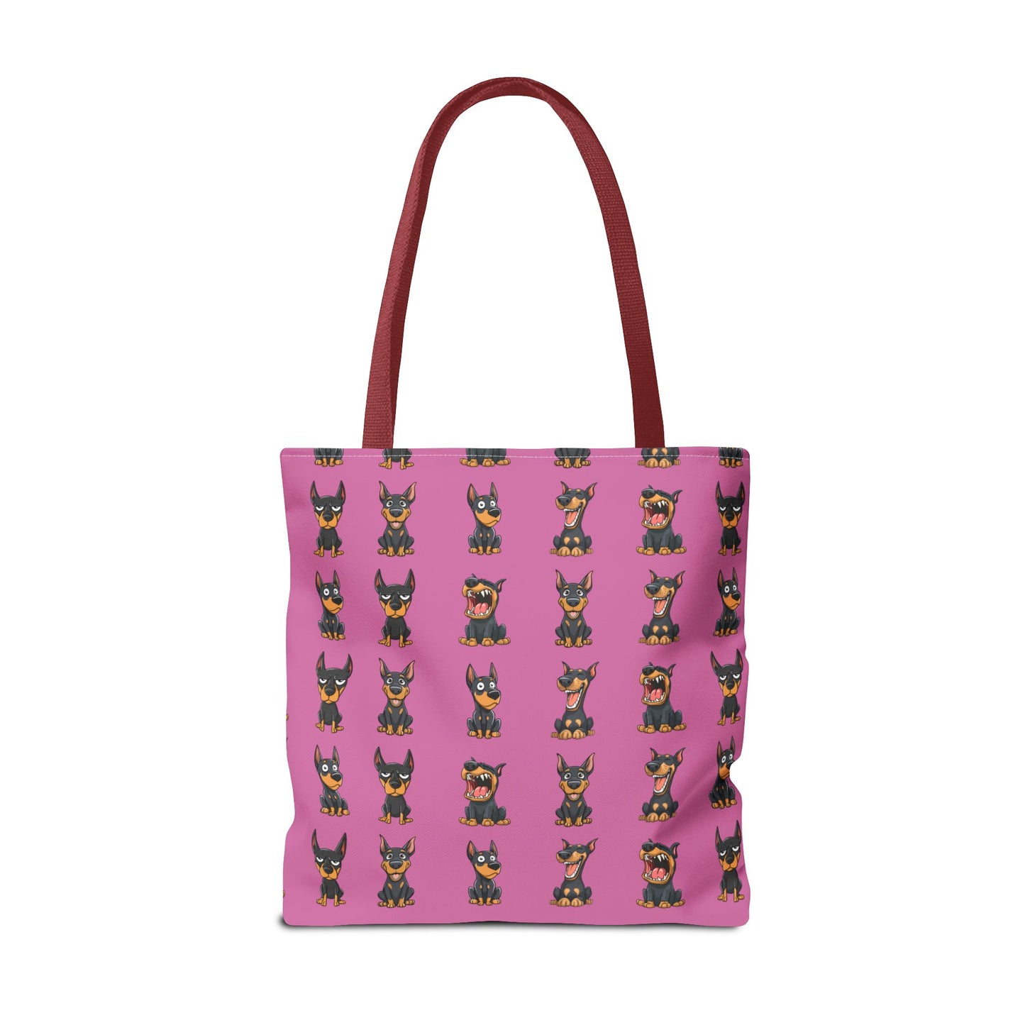 Doberman Cartoon Pattern Tote Bag