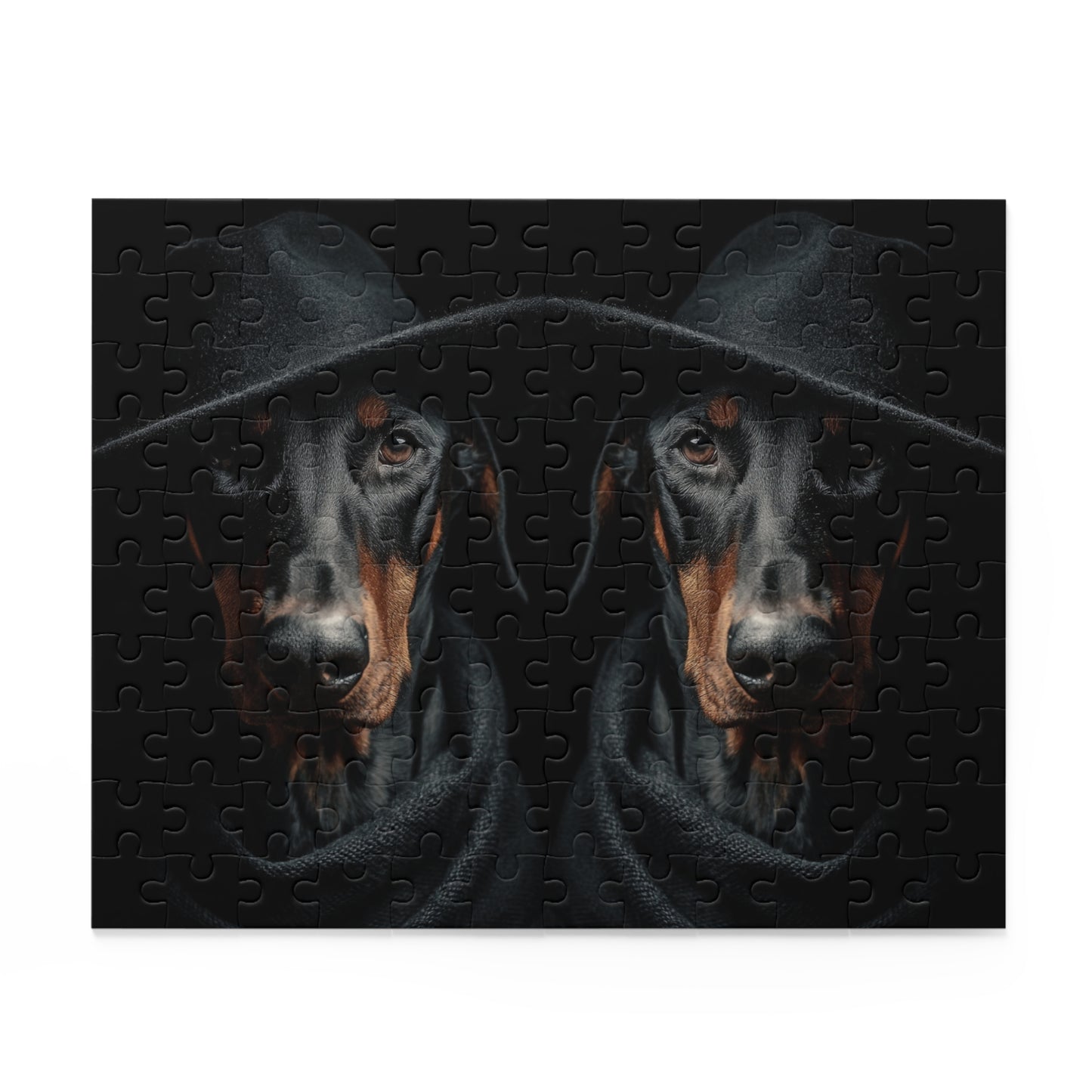 Human Mental Stimulation 3 Puzzle Black Lab Portrait Puzzle 1 Jigsaw (120/252/500 Pieces)