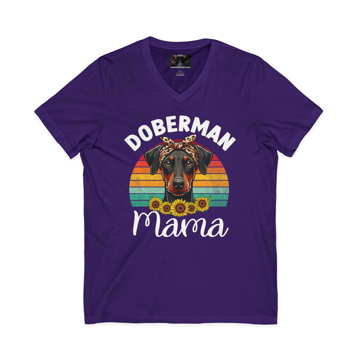 Mama 1 Private Label Unisex Jersey Short Sleeve V-Neck Tee