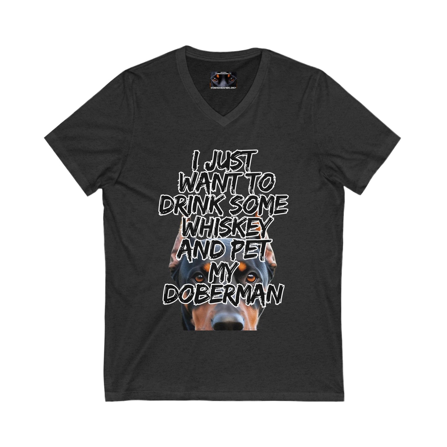Just 1 Unisex Jersey Short Sleeve V-Neck Tee