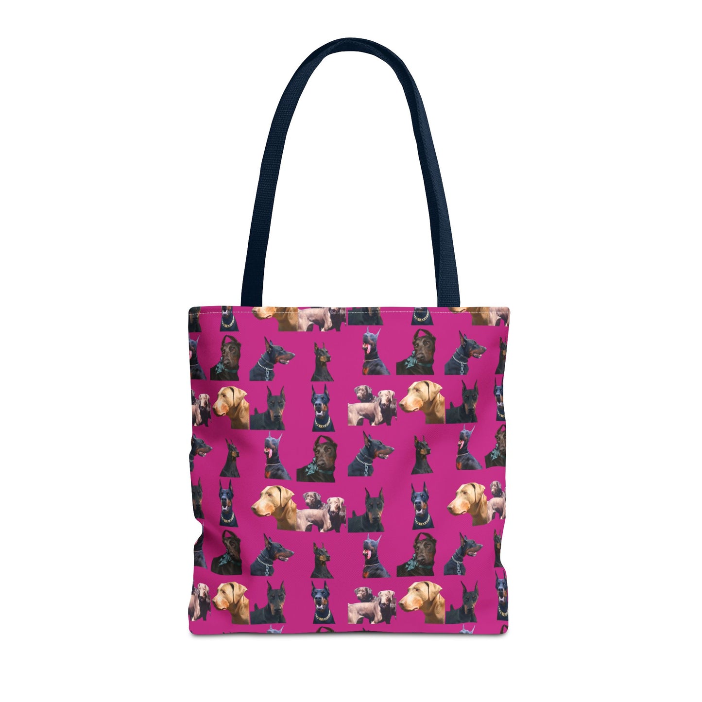 Edition 8 Doberman Model Pattern Pink Tote Bag