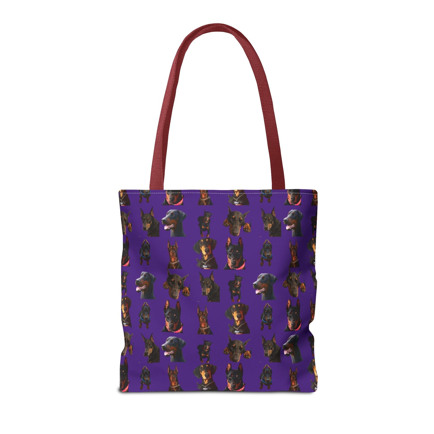 Edition 2 Doberman Model Pattern Purple Tote Bag
