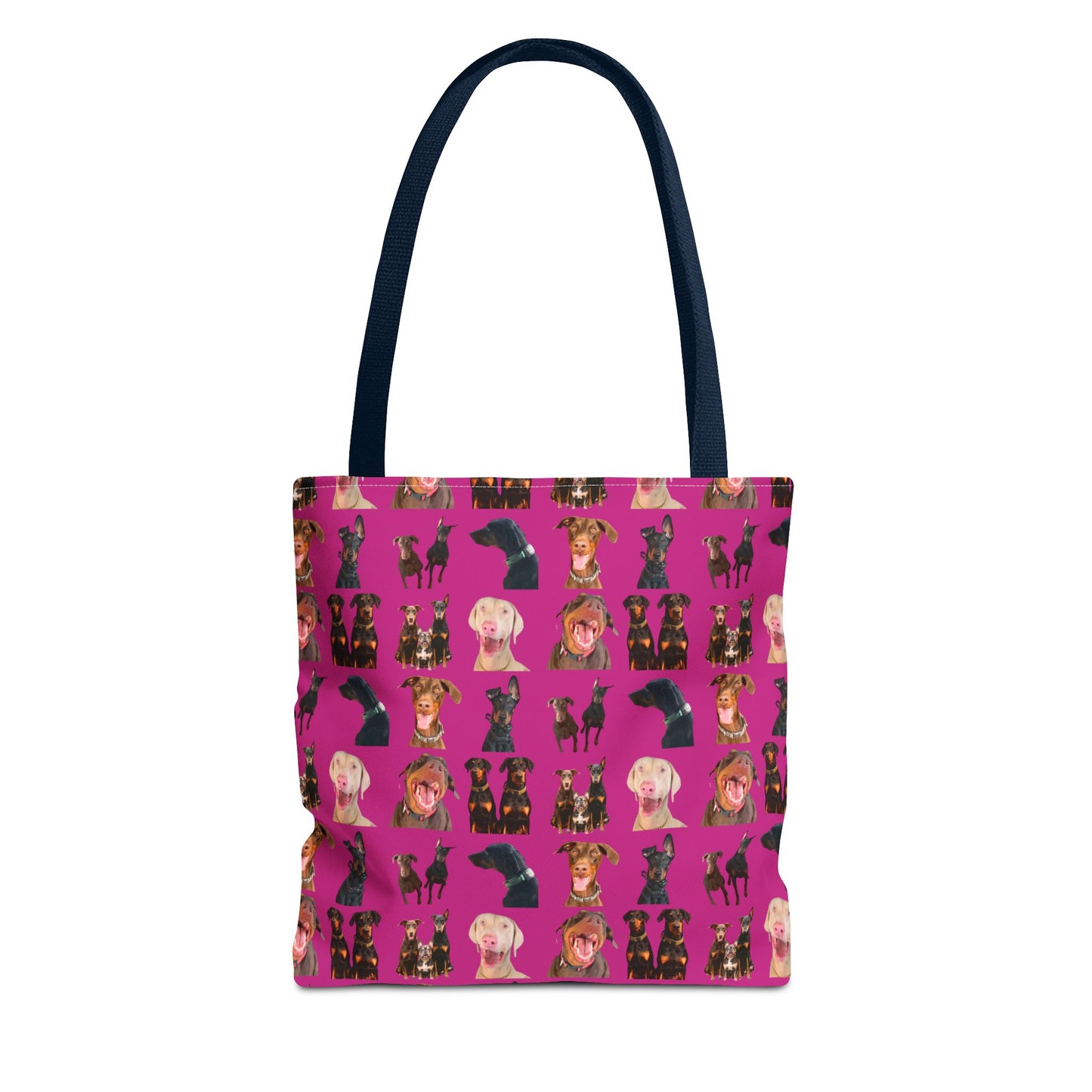 Edition 9 Doberman Model Pattern Pink Tote Bag