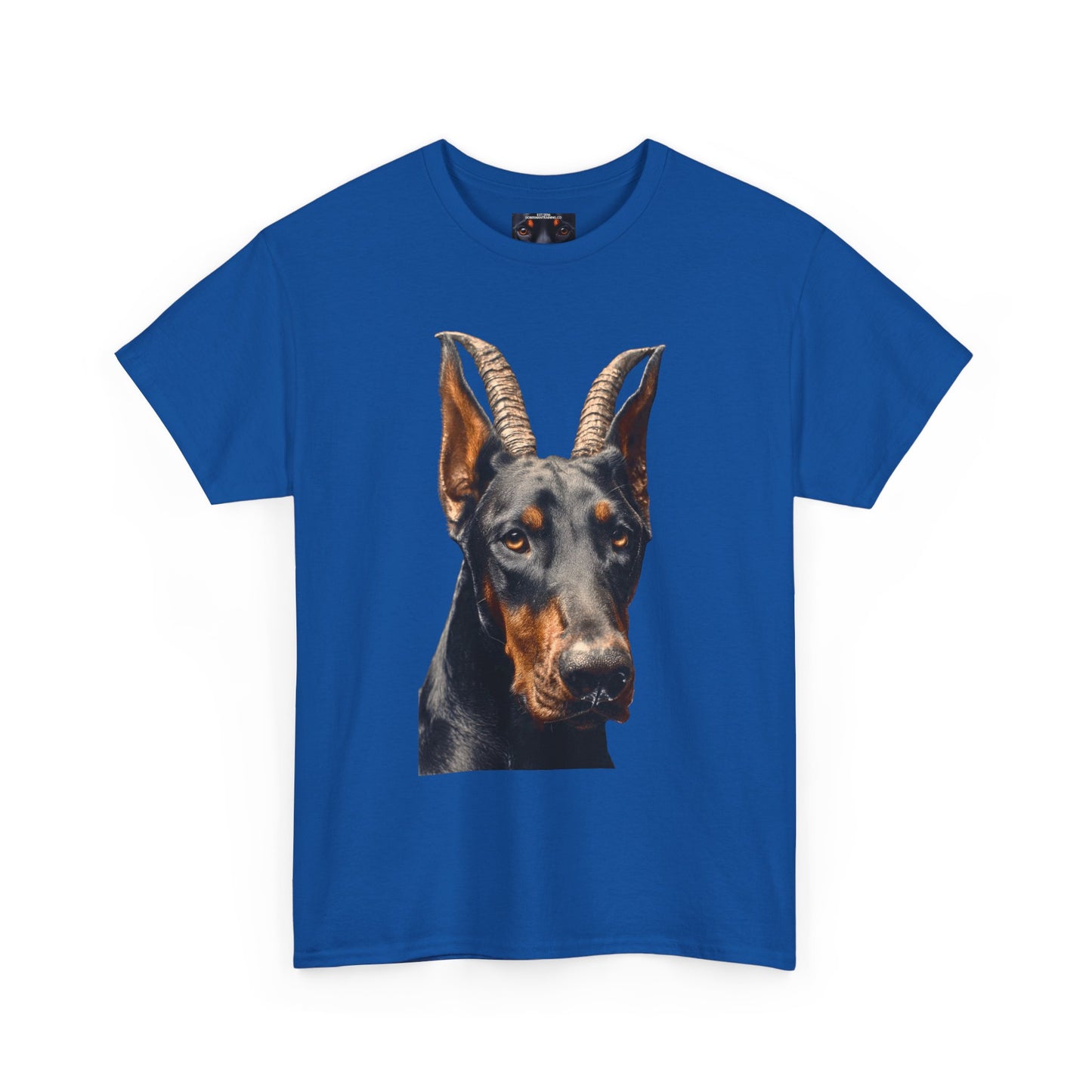 Doberman Goat 2 Private Lable Unisex Heavy Cotton Tee