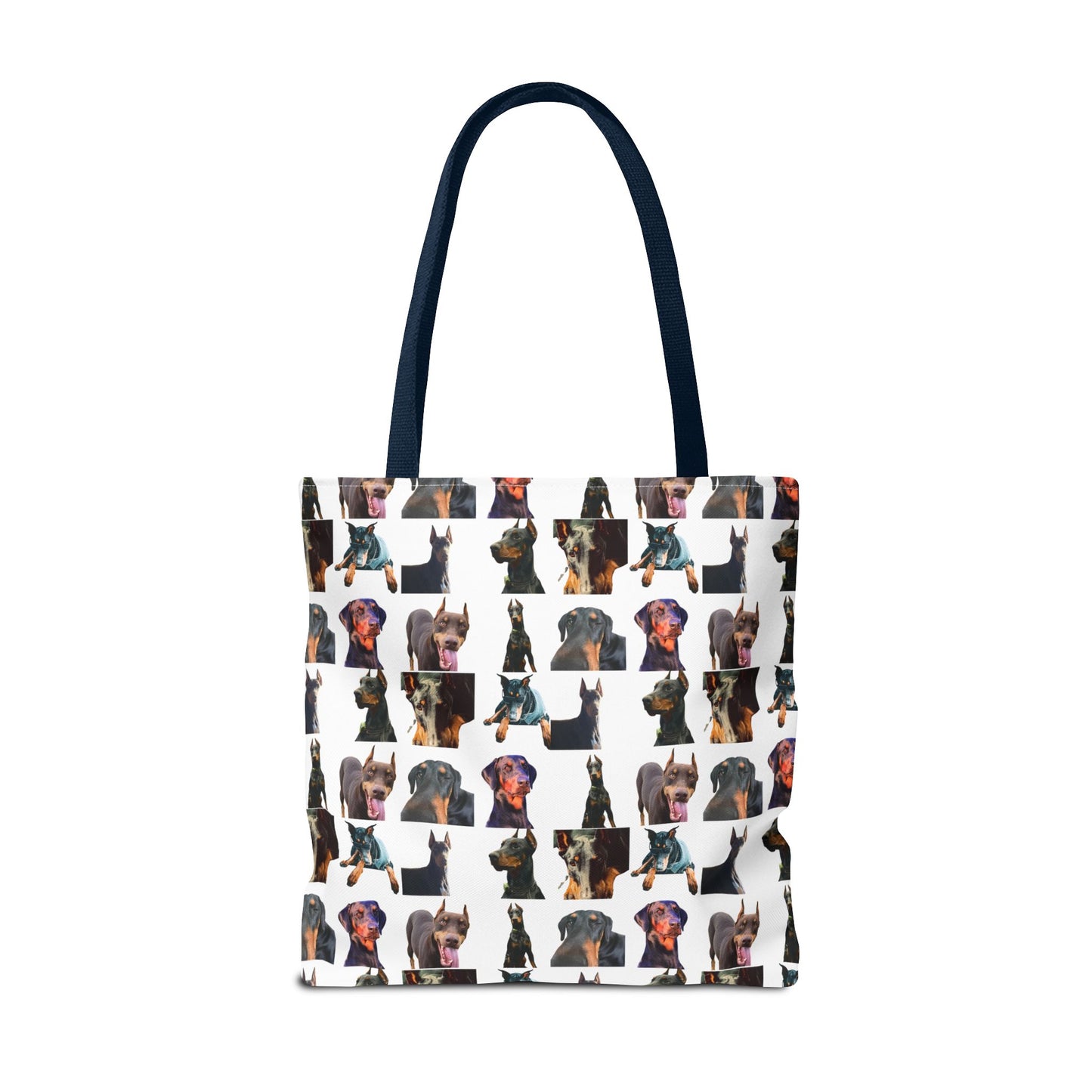 Edition 3 Doberman Model Pattern White Tote Bag
