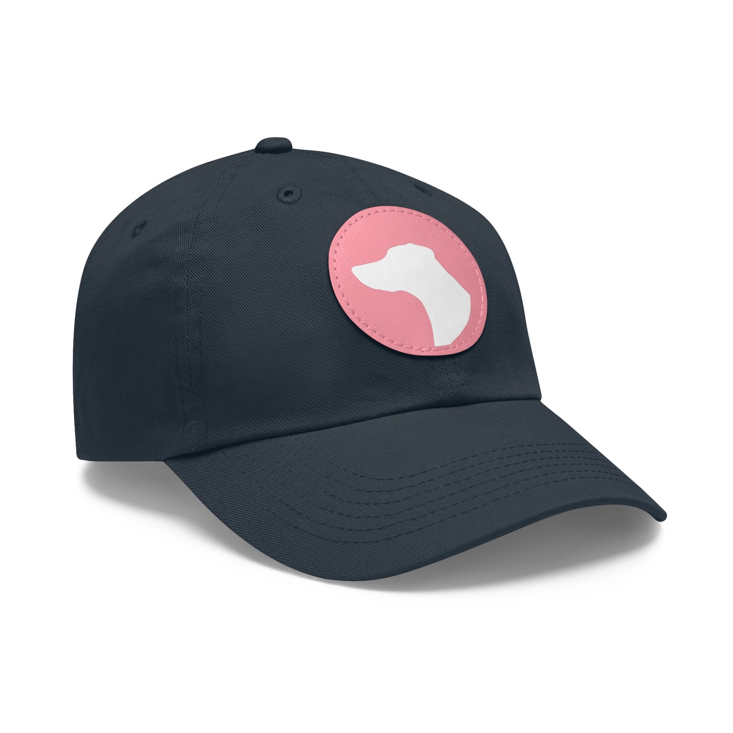 N 1 Dad Hat with Leather Patch (Round)