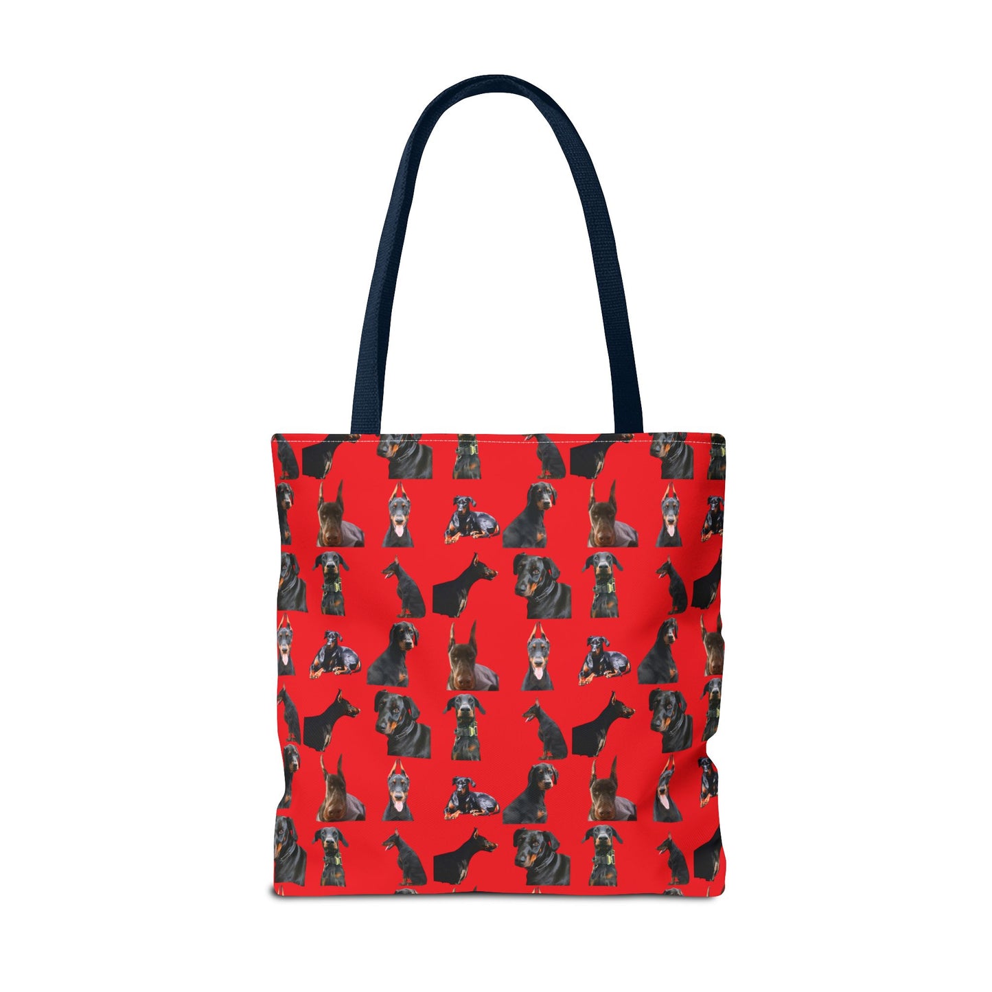 Edition 6 Doberman Model Pattern Red Tote Bag