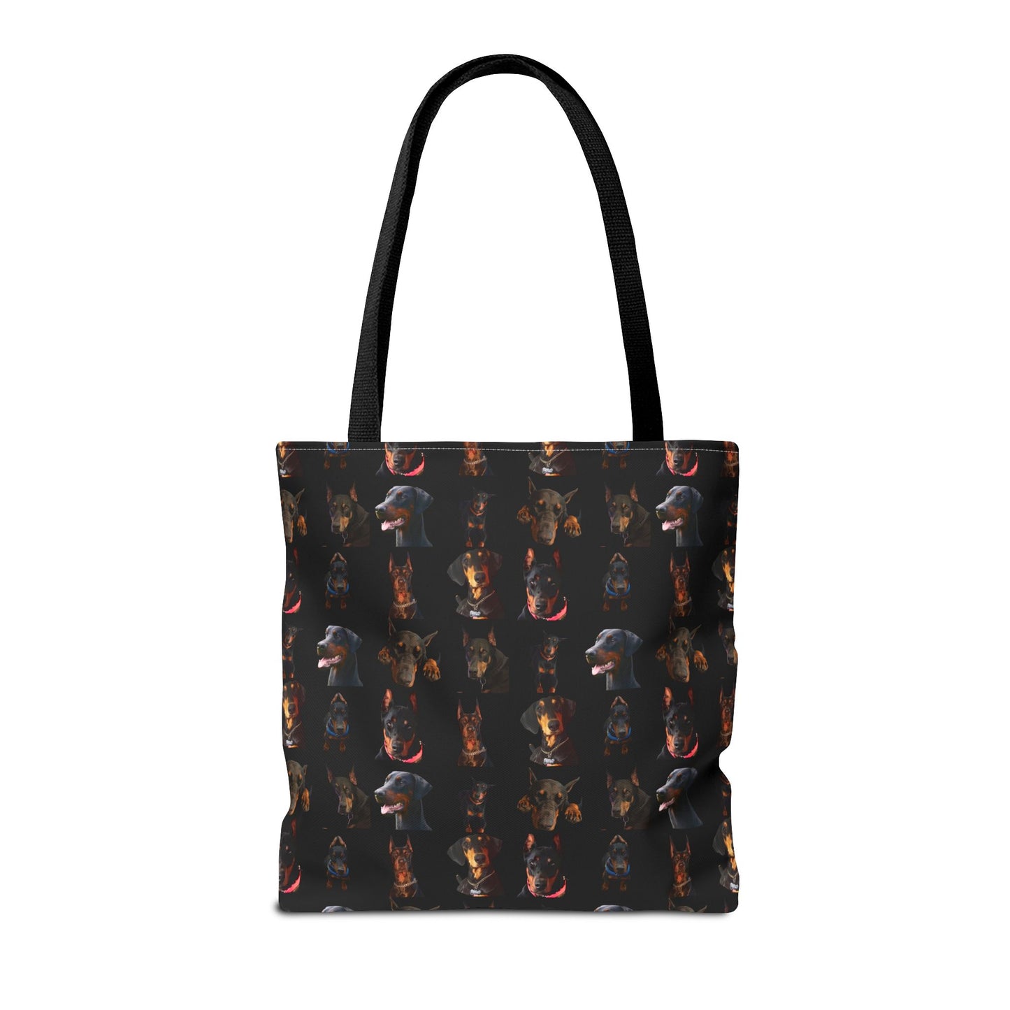 Edition 2 Doberman Model Pattern Black Tote Bag