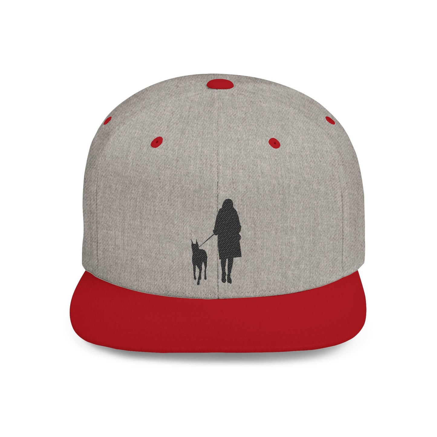 Queen 1 Embroidered Flat Bill Snapback