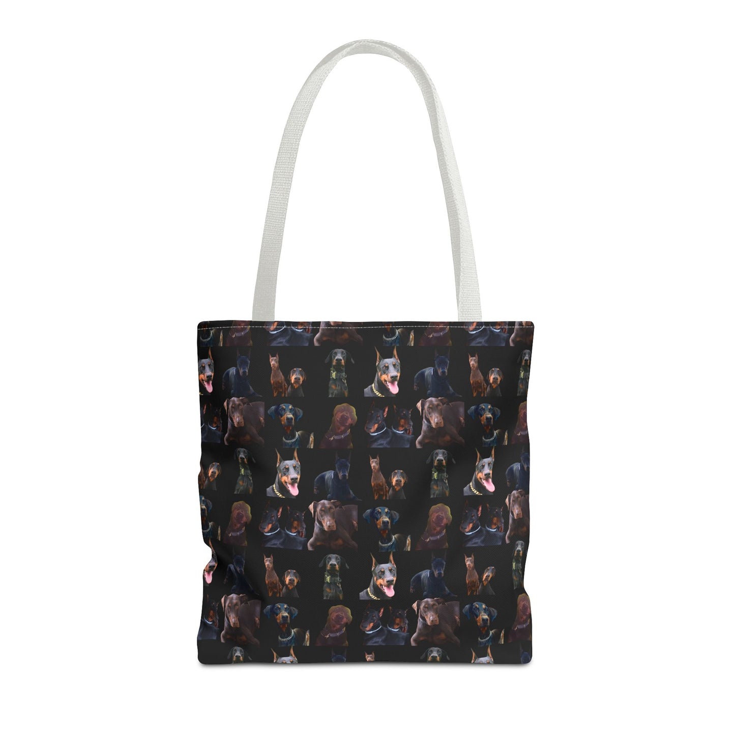 Edition 5 Doberman Model Pattern Black Tote Bag