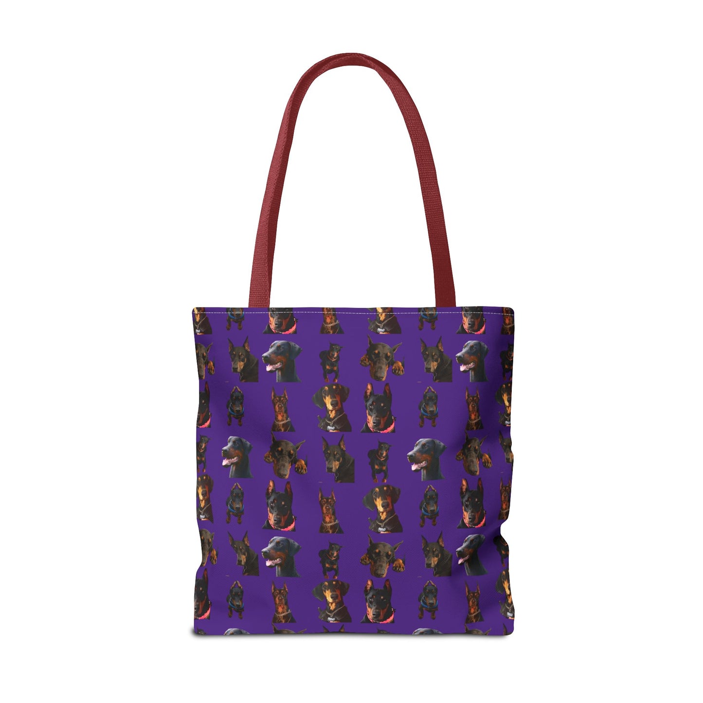 Edition 2 Doberman Model Pattern Purple Tote Bag